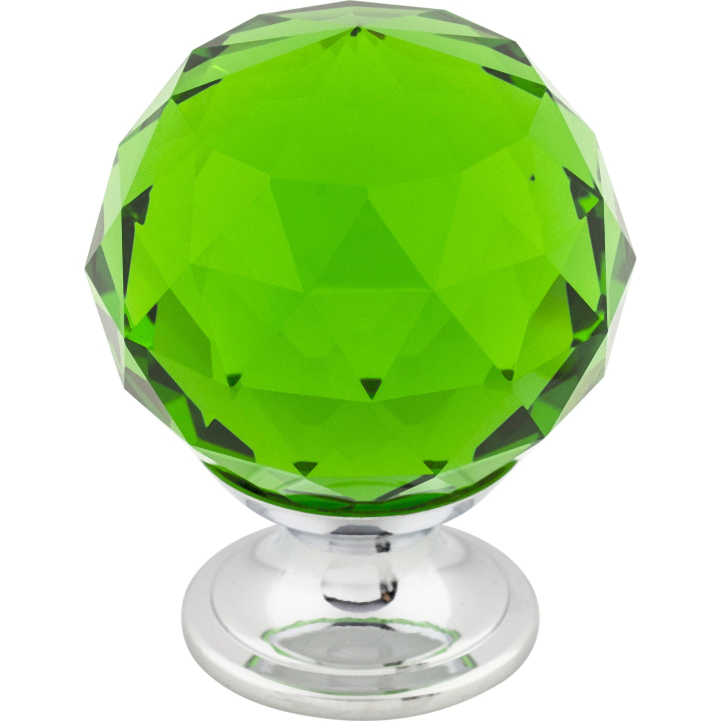 Top Knobs TK120 Green Crystal Knob 1 3/8 Inch