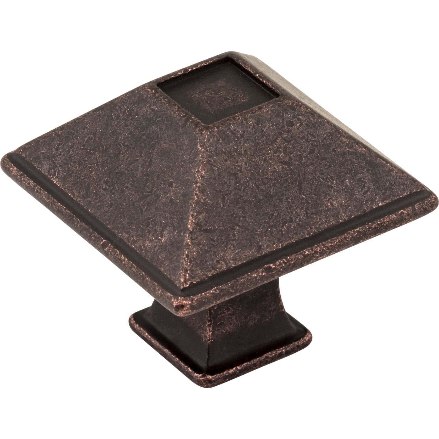 Jeffrey Alexander 602S Tahoe 1-1/4" Overall Length Square Tahoe Cabinet Knob
