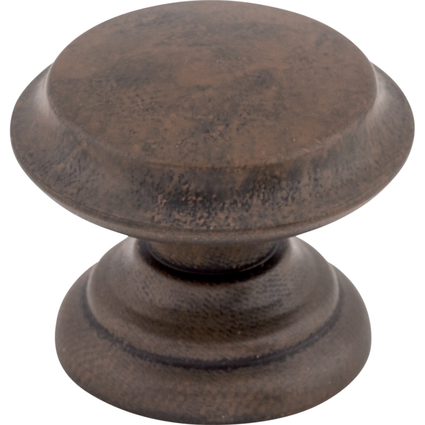 Top Knobs M1231 Flat Top Knob 1 3/8 Inch Patina Rouge