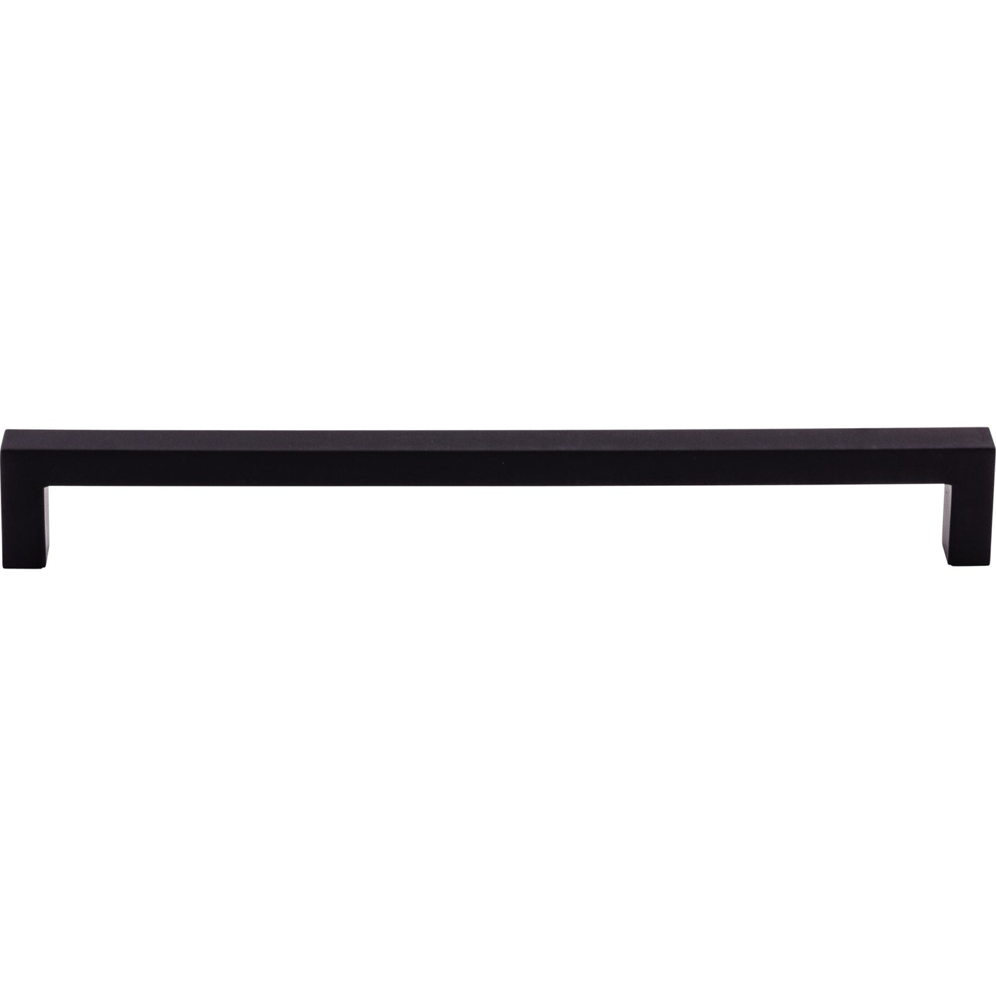 Top Knobs M1153 Square Bar Pull 8 13/16 Inch (c-c) Flat Black