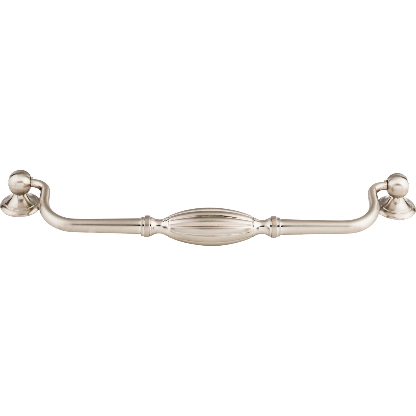 Top Knobs M1790 Tuscany Drop Pull 8 13/16 Inch (c-c) Brushed Satin Nickel
