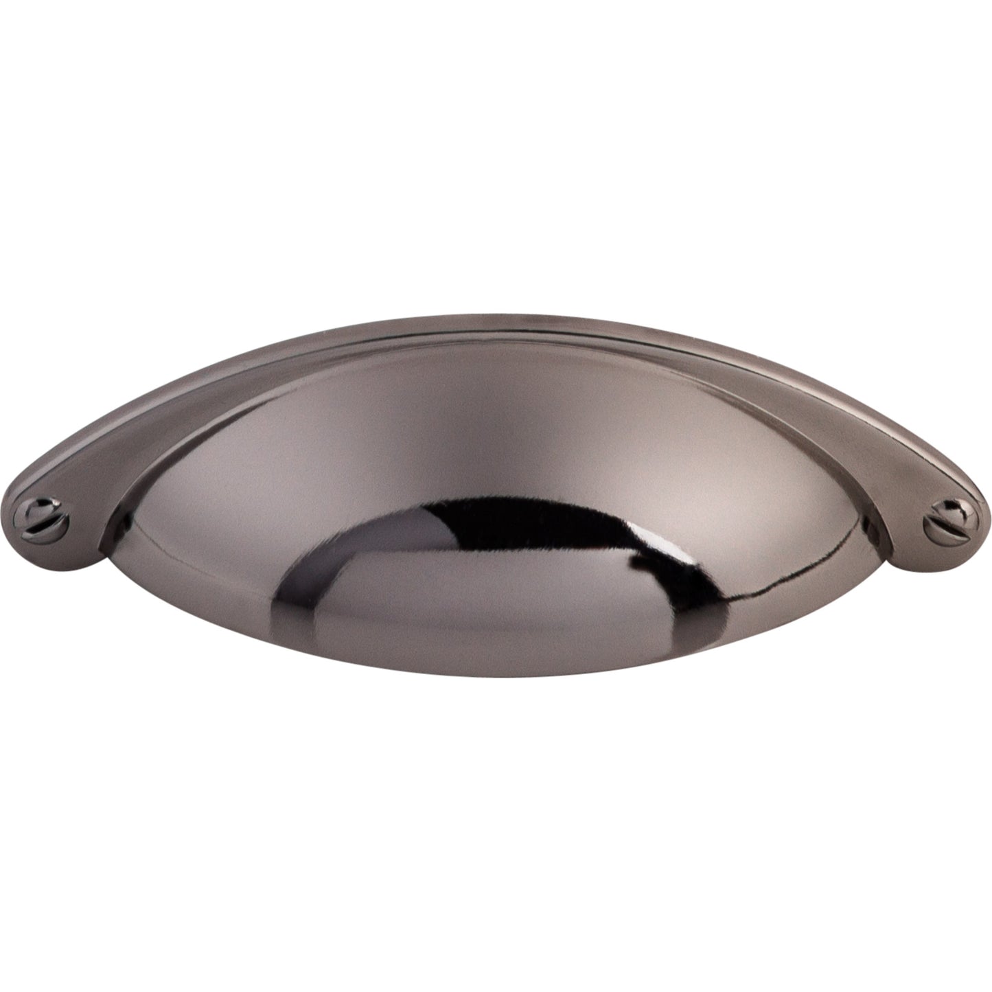 Top Knobs M407 Arendal Cup Pull 2 1/2 Inch (c-c) Black Nickel