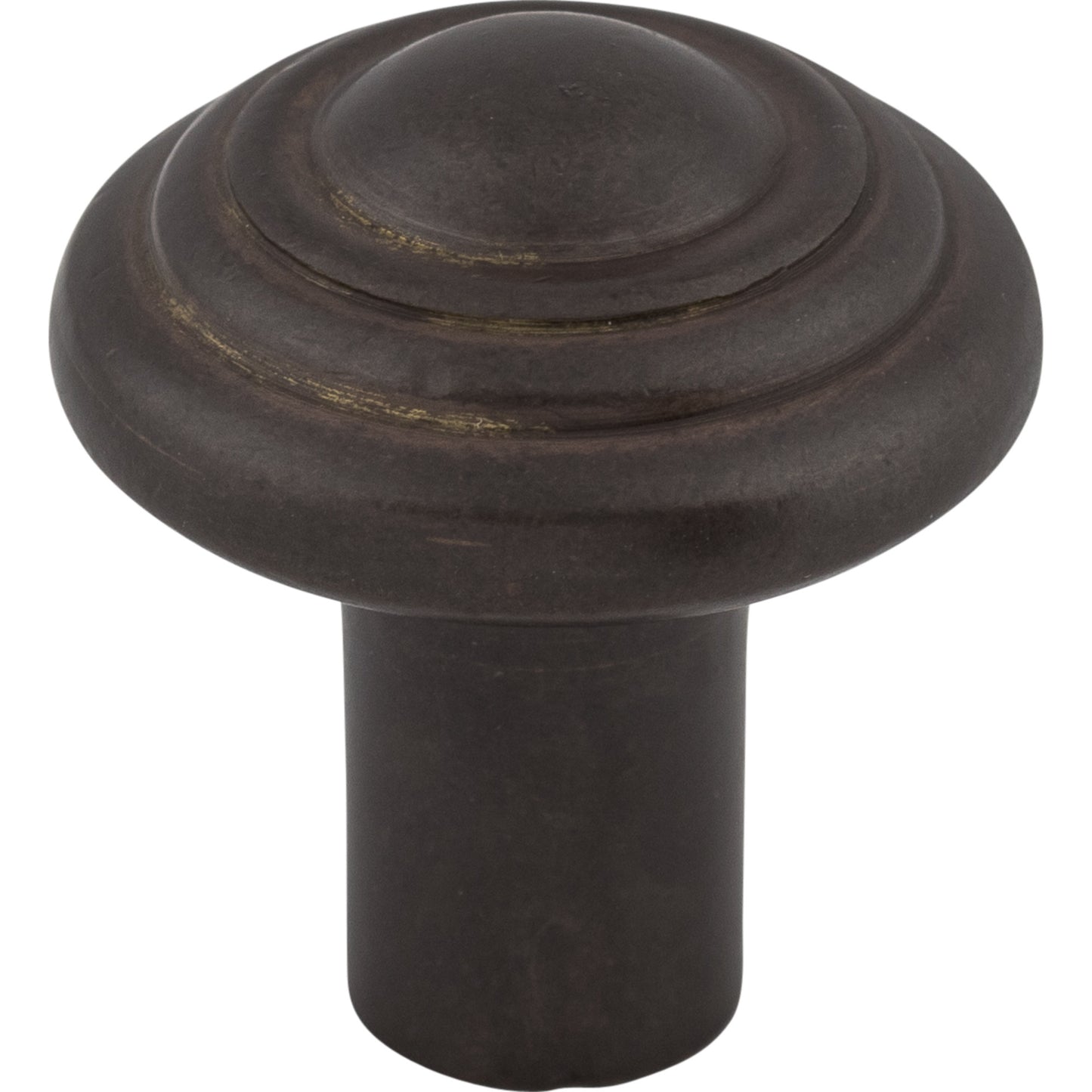Top Knobs M1472 Aspen Button Knob 1 1/4 Inch Medium Bronze
