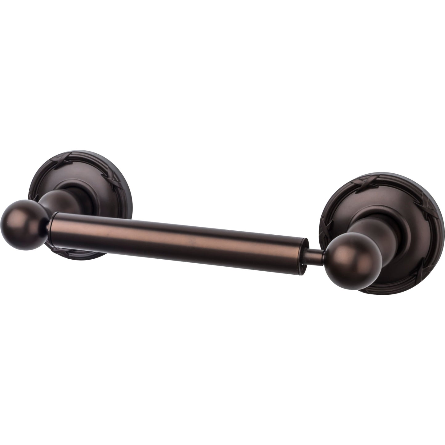 Top Knobs ED3ORBE Edwardian Bath Tissue Holder Ribbon Backplate Oil Rubbed Bronze