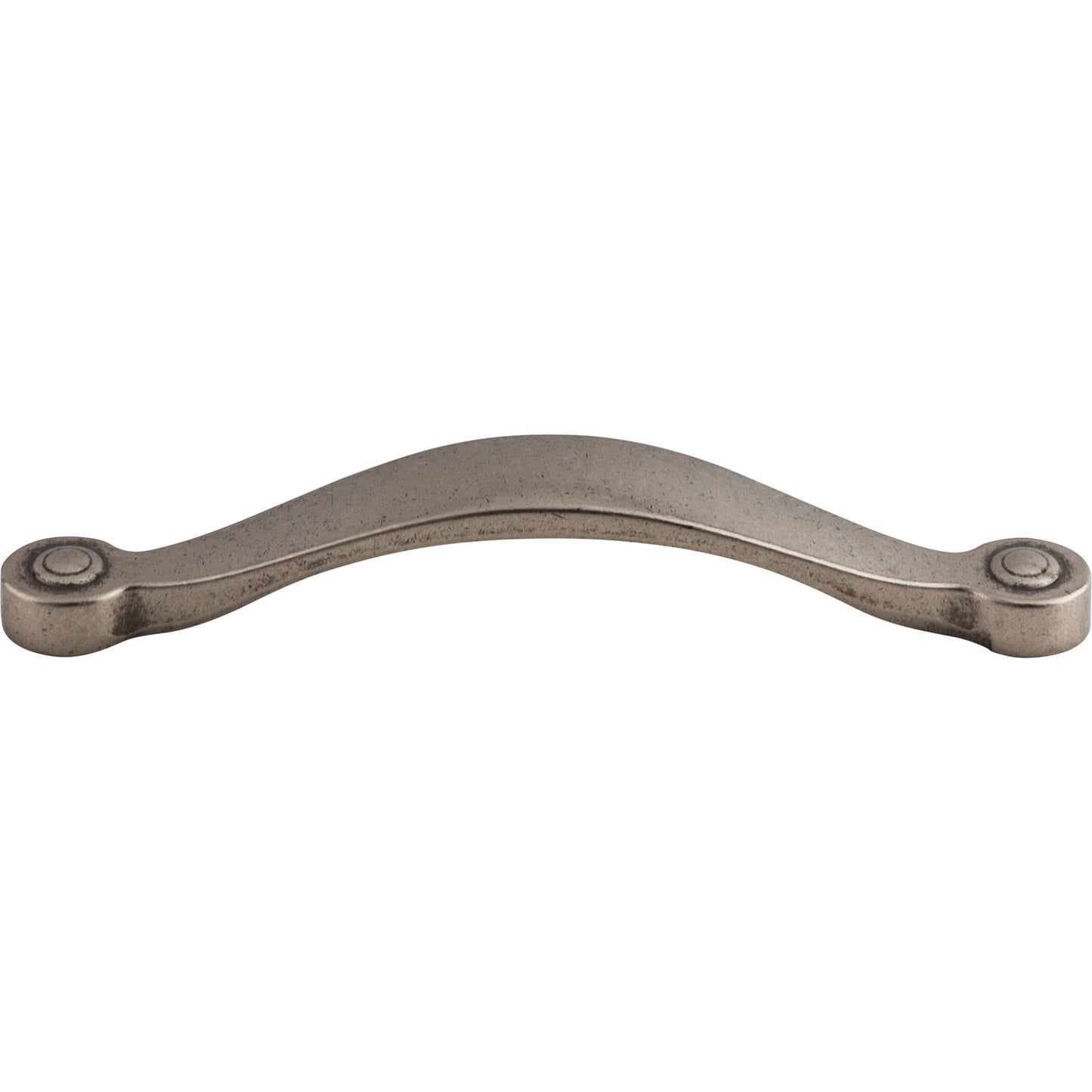 Top Knobs M1220 Saddle Pull 5 1/16 Inch (c-c) Pewter Antique