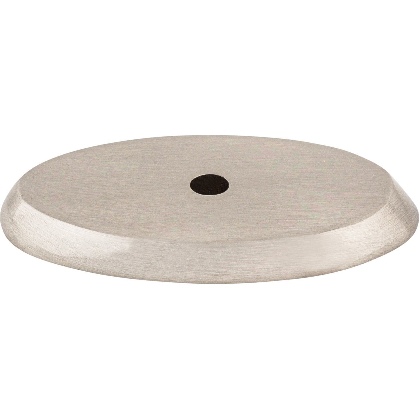 Top Knobs M2014 Aspen II Oval Backplate 1 3/4 Inch Brushed Satin Nickel