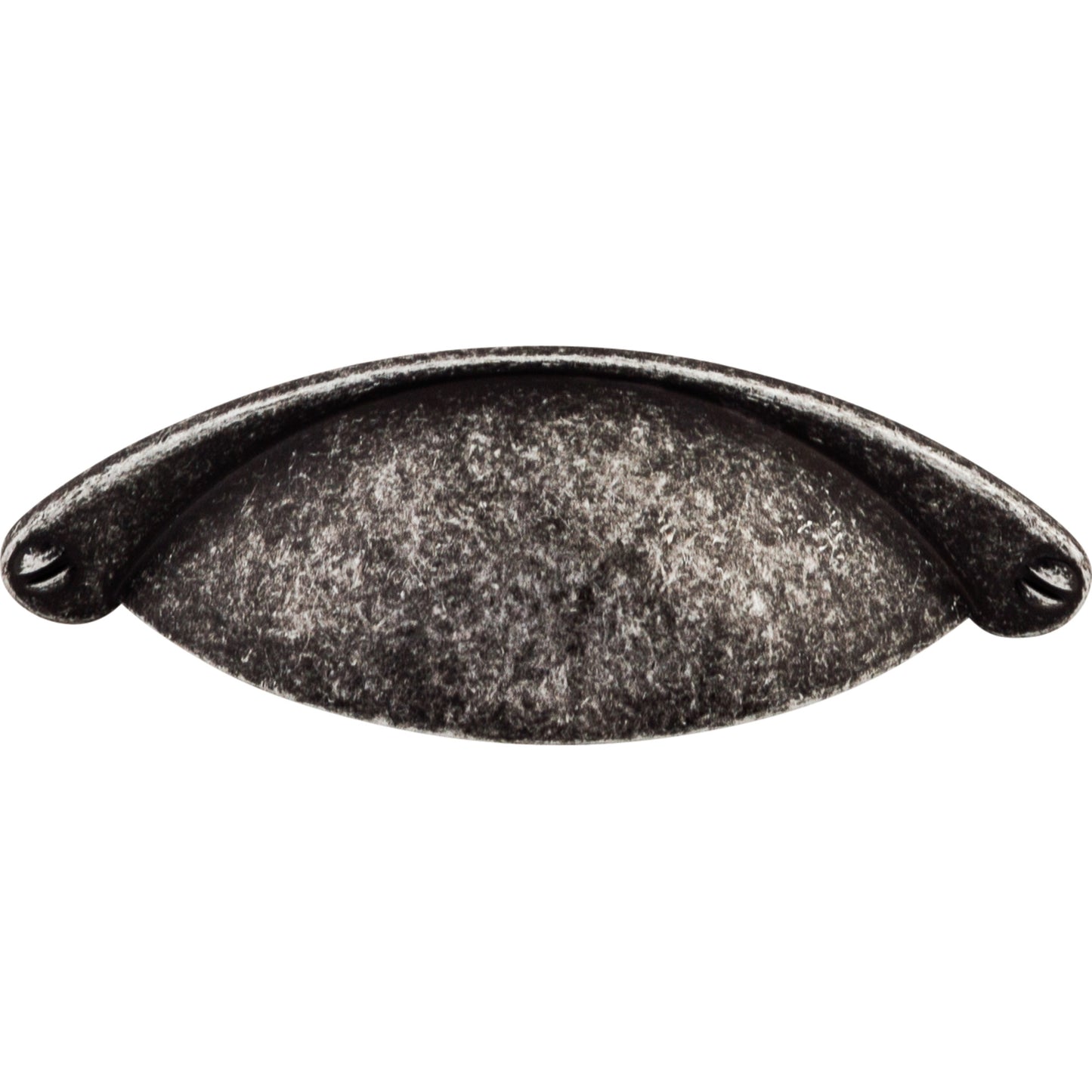 Top Knobs M406 Arendal Cup Pull 2 1/2 Inch (c-c) Black Iron