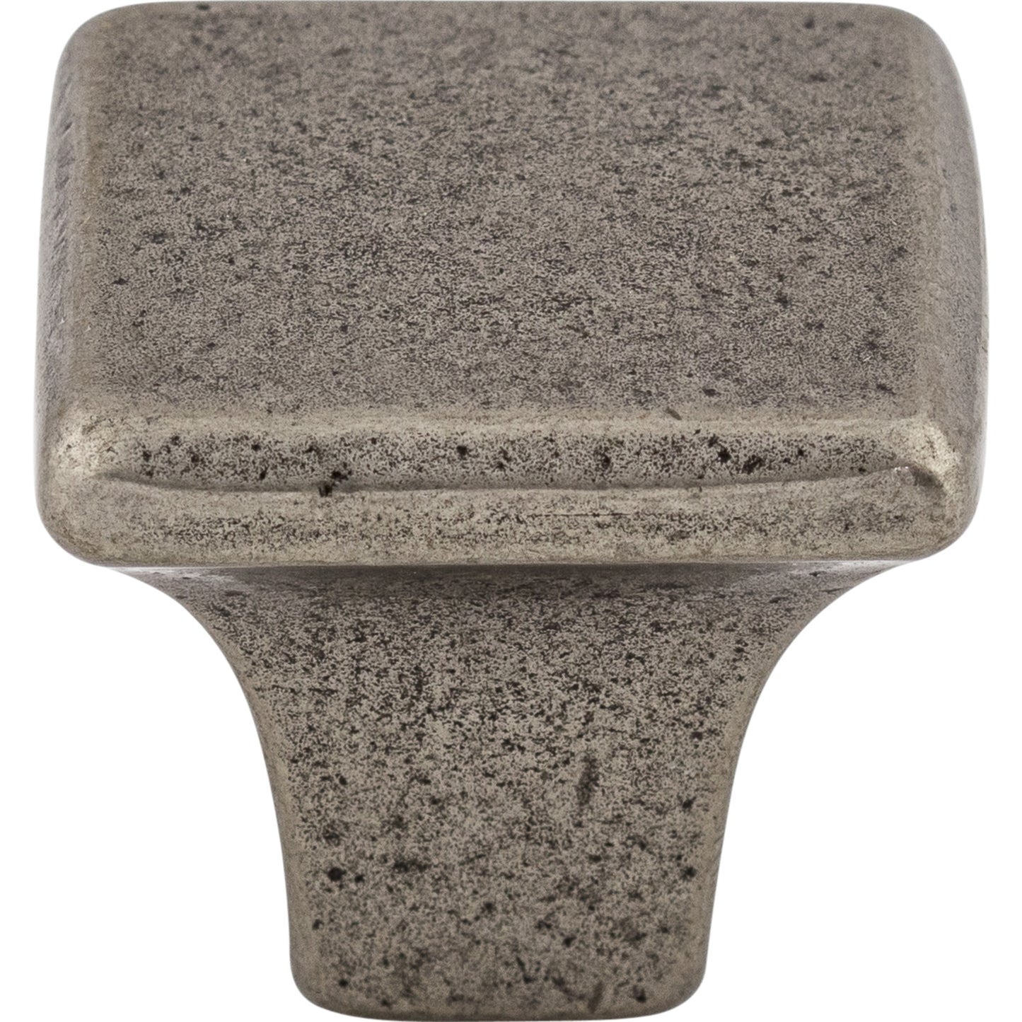 Top Knobs M1809 Britannia Square Knob 1 1/4 Inch Cast Iron