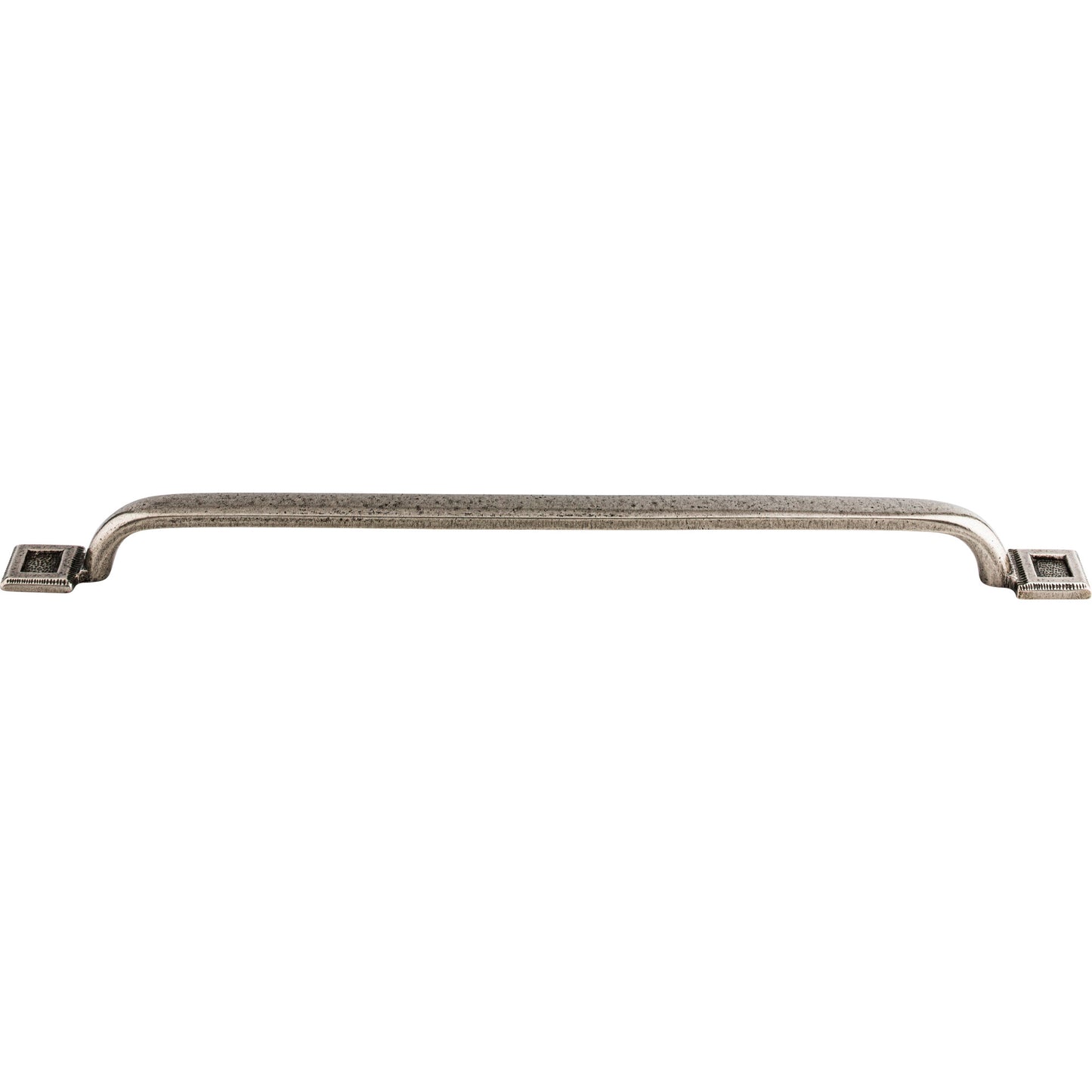 Top Knobs M1825 Square Inset Pull 12 Inch (c-c) Cast Iron