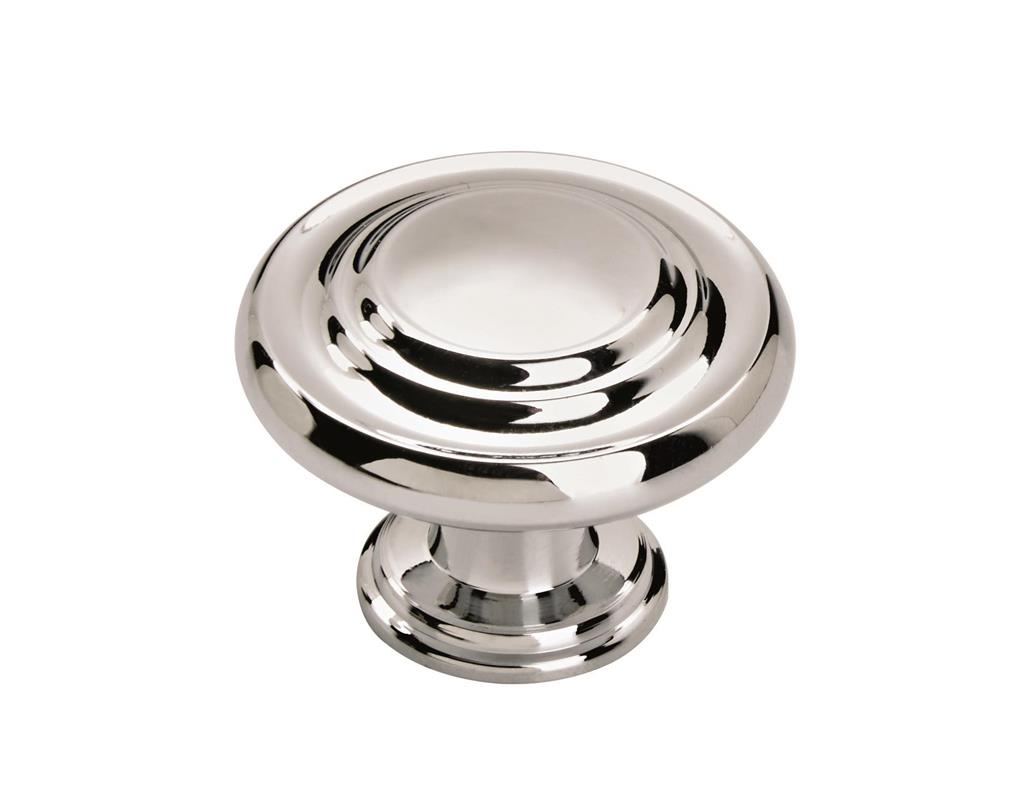 Amerock 1-5/16 in (33 mm) Round Cabinet Knob BP1586 - Modern & Durable Hardware for Kitchen & Bathroom Cabinets
