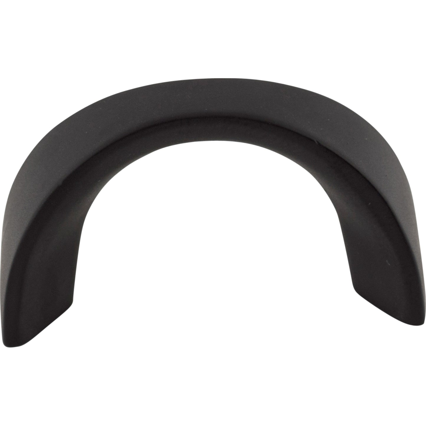 Top Knobs M554 Crescent U-Pull 1 1/4 Inch (c-c) Flat Black