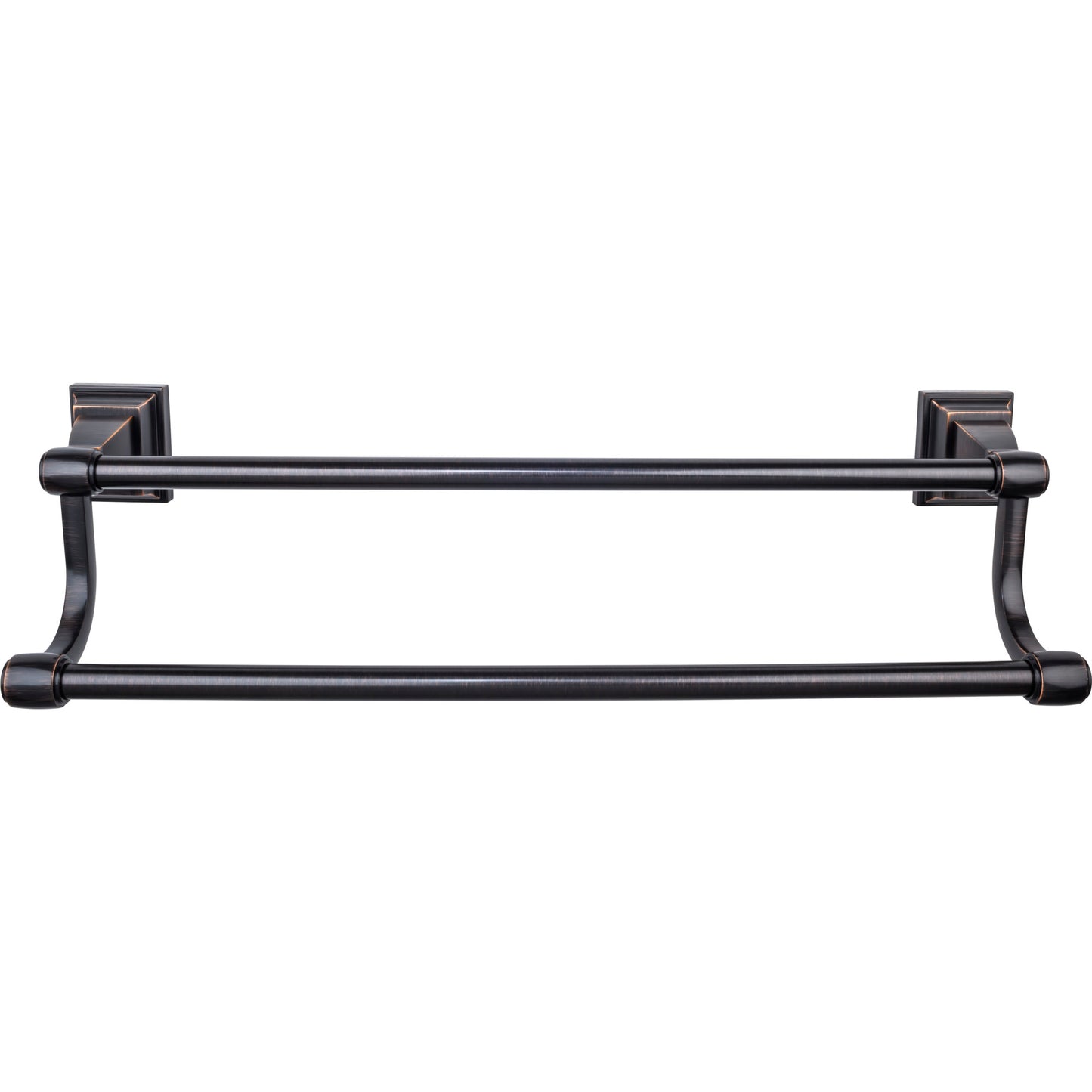 Top Knobs STK9 Stratton Bath Towel Bar 24 Inch Double