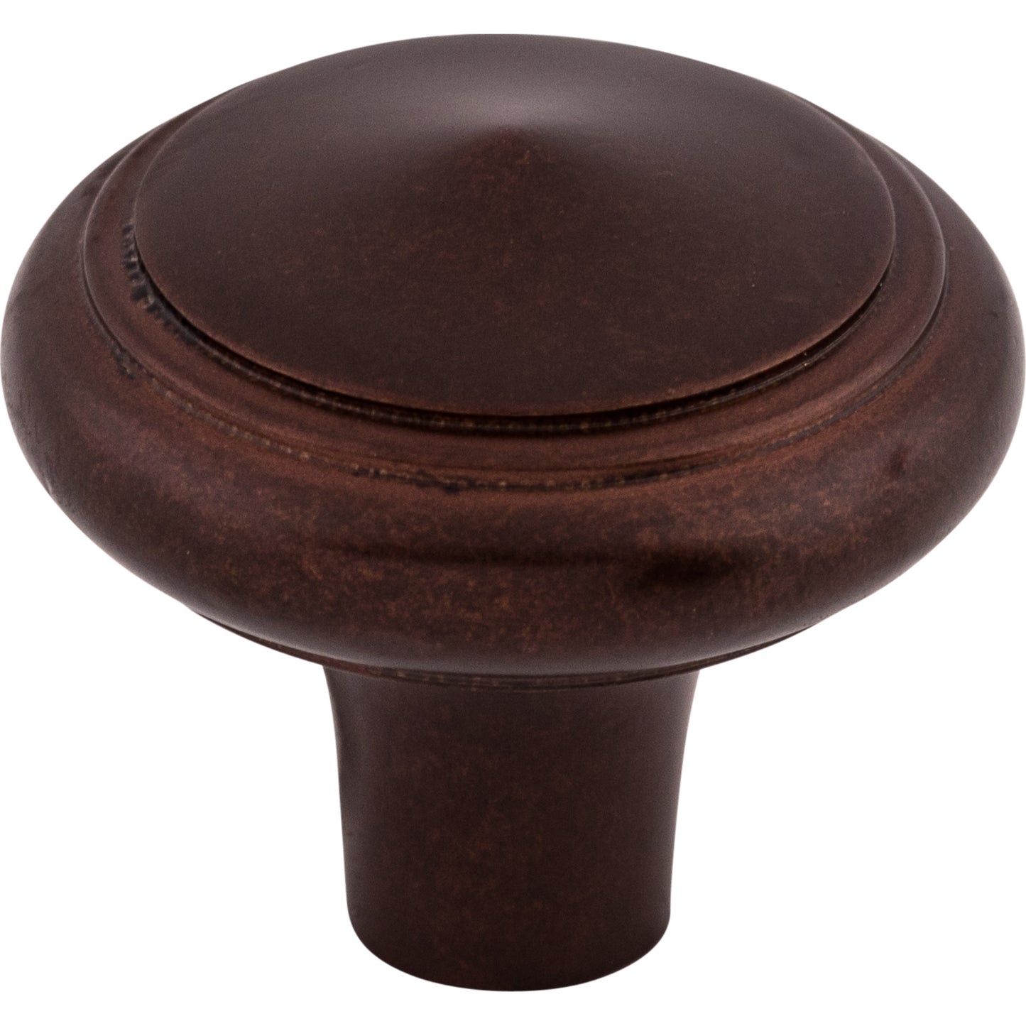 Top Knobs M1493 Aspen Peak Knob 1 5/8 Inch Mahogany Bronze