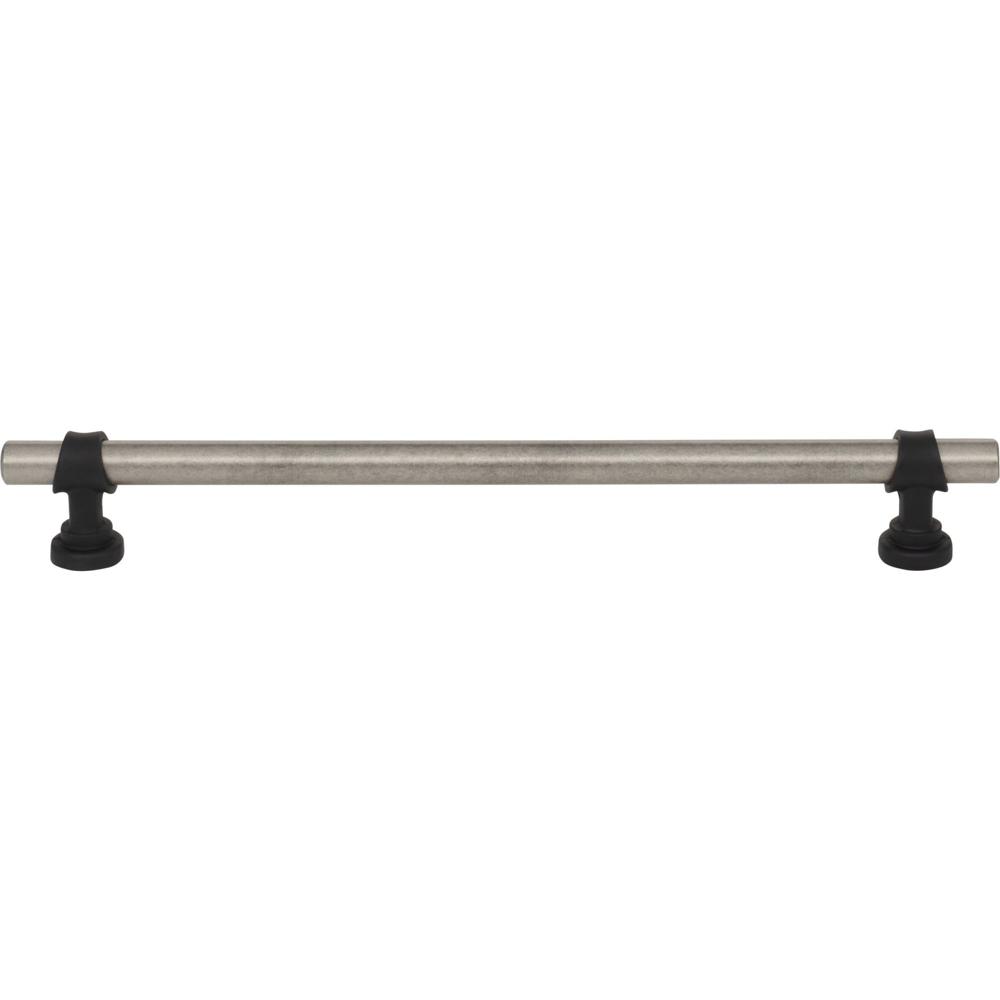 Top Knobs M2755 Bit Pull 8 13/16 Inch (c-c) Pewter Antique and Flat Black