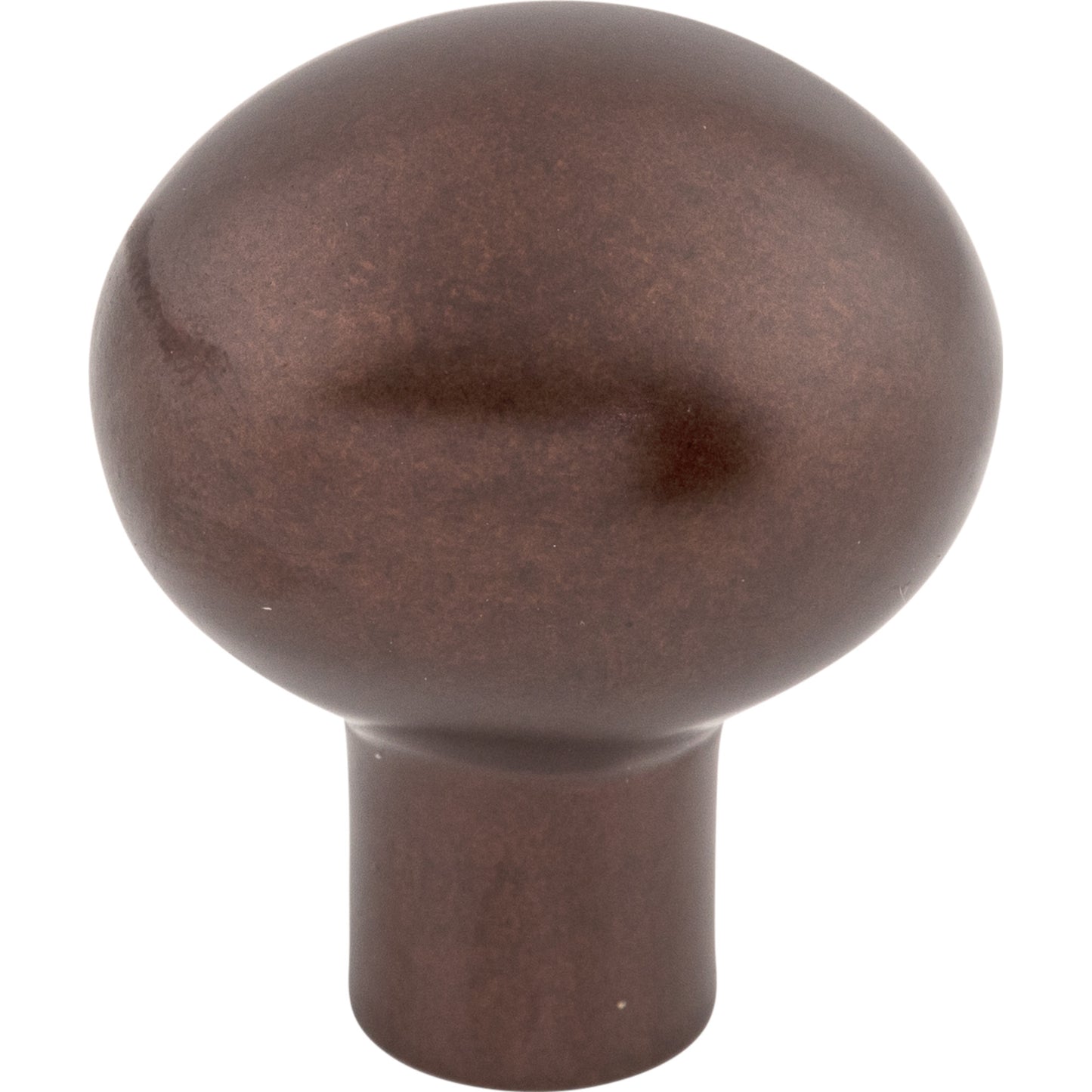 Top Knobs M1528 Aspen Small Egg Knob 1 3/16 Inch Mahogany Bronze