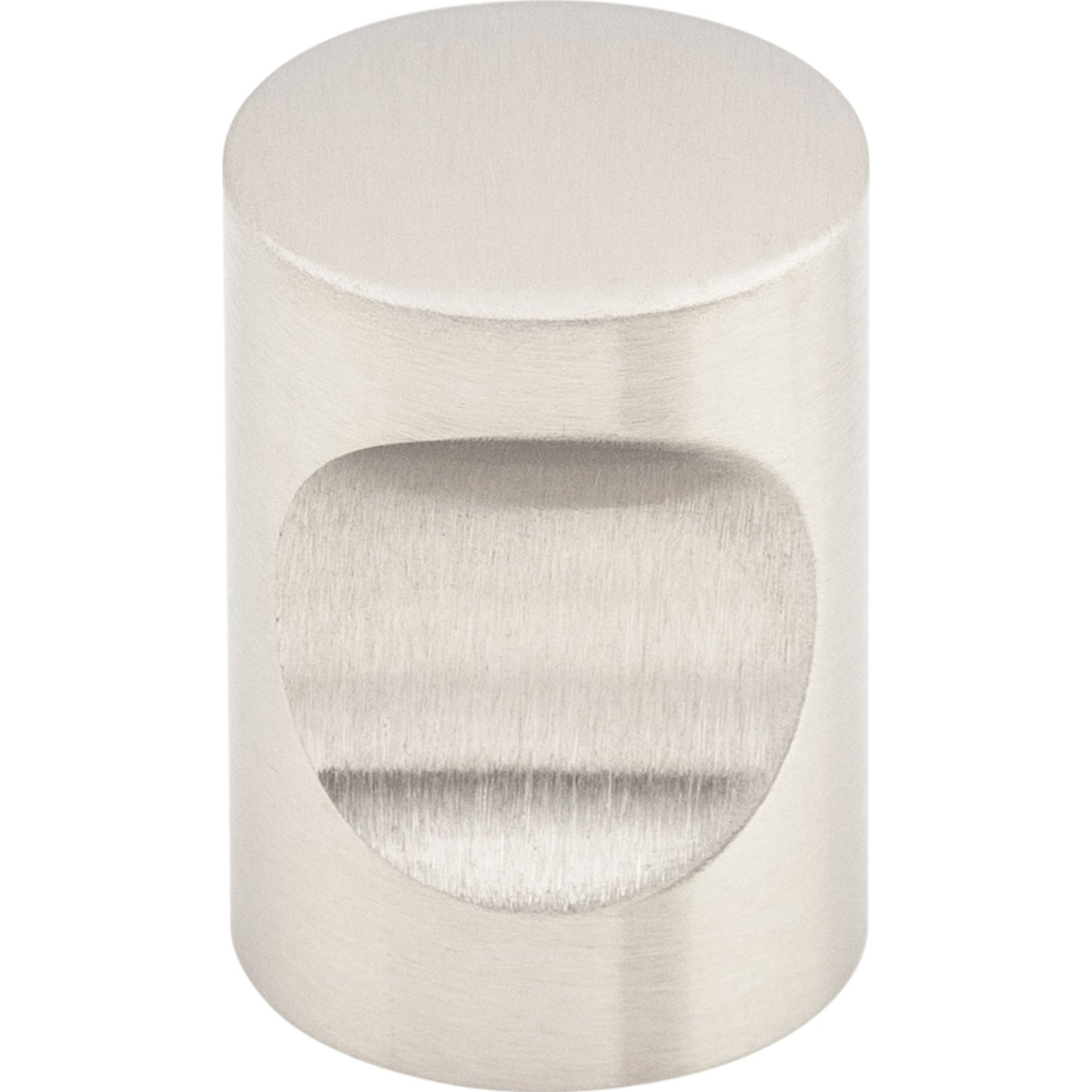 Top Knobs SS20 Indent Knob 5/8 Inch Brushed Stainless Steel