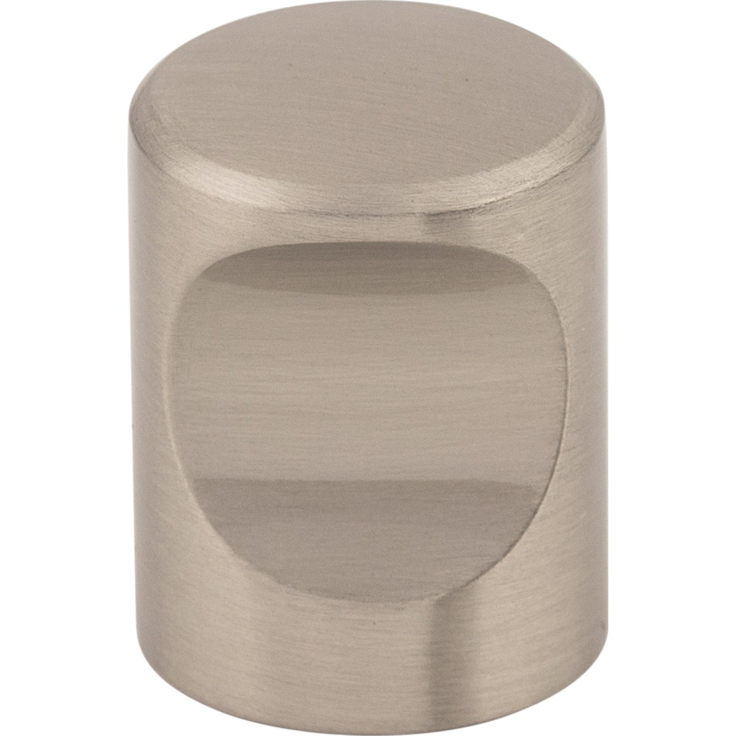 Top Knobs M579 Nouveau Indent Knob 3/4 Inch Brushed Satin Nickel