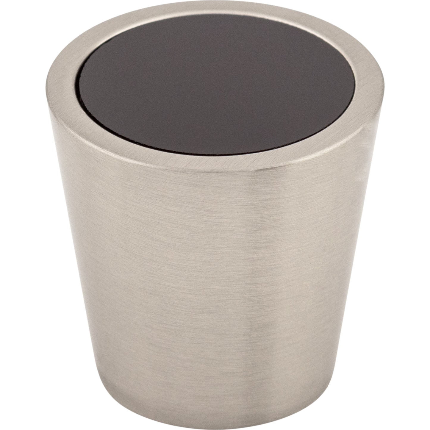 Top Knobs TK129 Black Crystal Center Knob 1 1/16 Inch