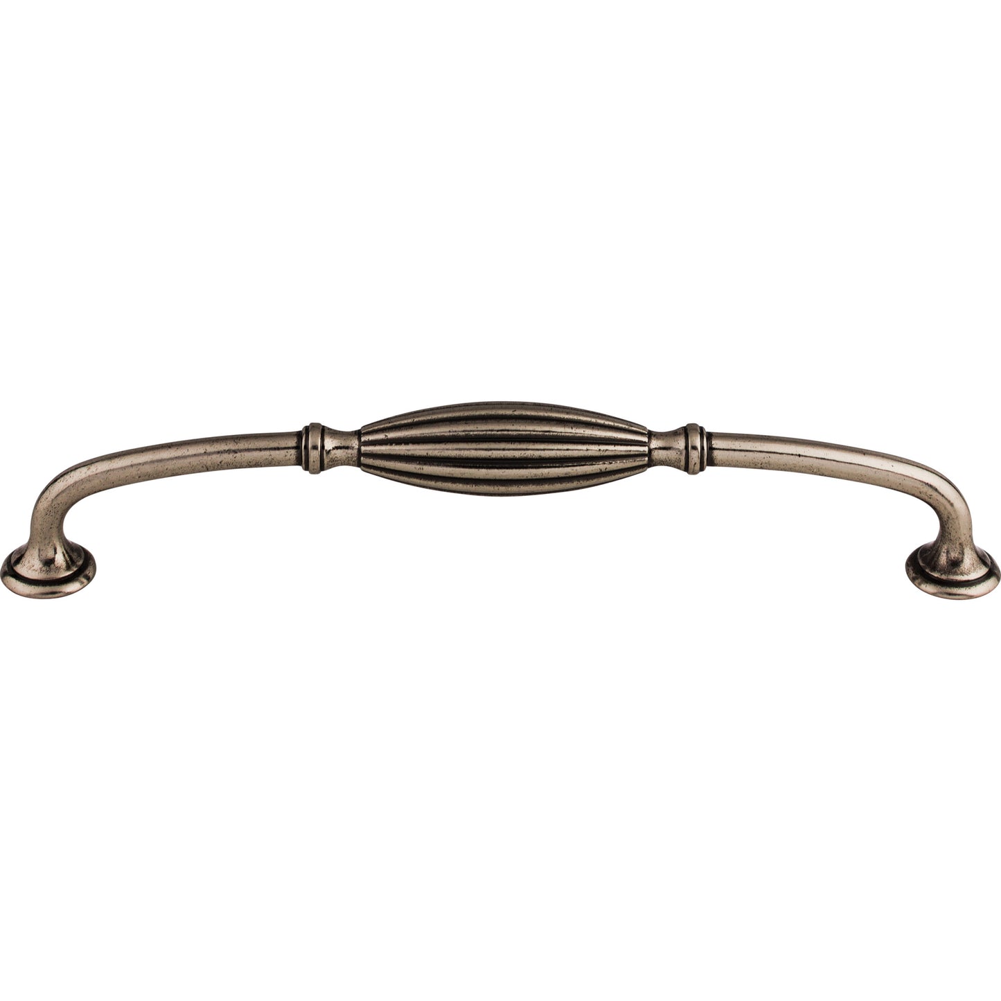 Top Knobs M465 Tuscany D Pull 8 13/16 Inch (c-c) Pewter Antique