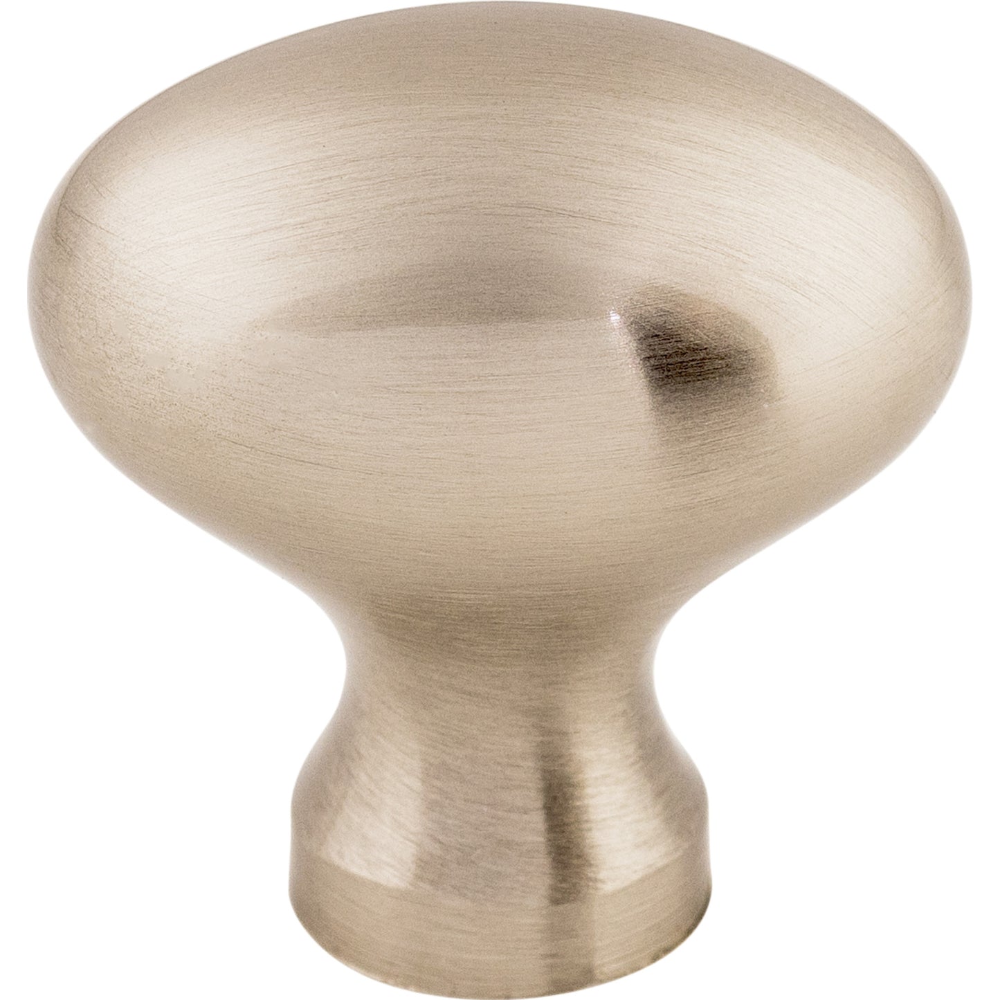 Top Knobs M370 Egg Knob 1 1/4 Inch Brushed Satin Nickel