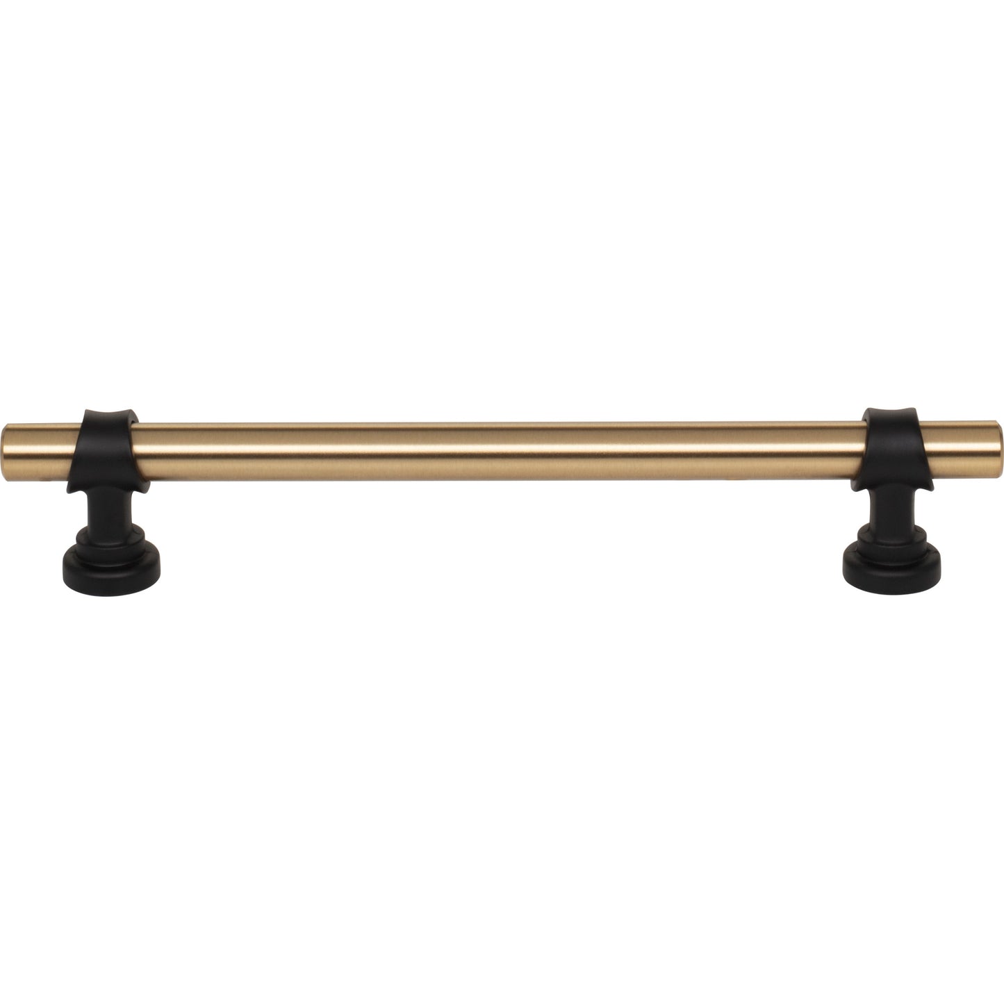 Top Knobs M2729 Bit Pull 6 5/16 Inch (c-c) Honey Bronze and Flat Black