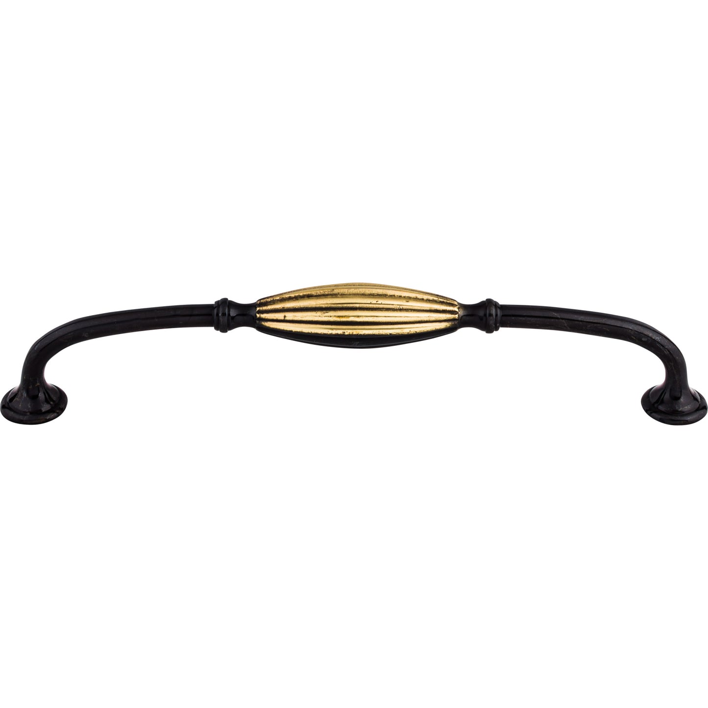 Top Knobs M467 Tuscany D Pull 8 13/16 Inch (c-c) Dark Antique Brass