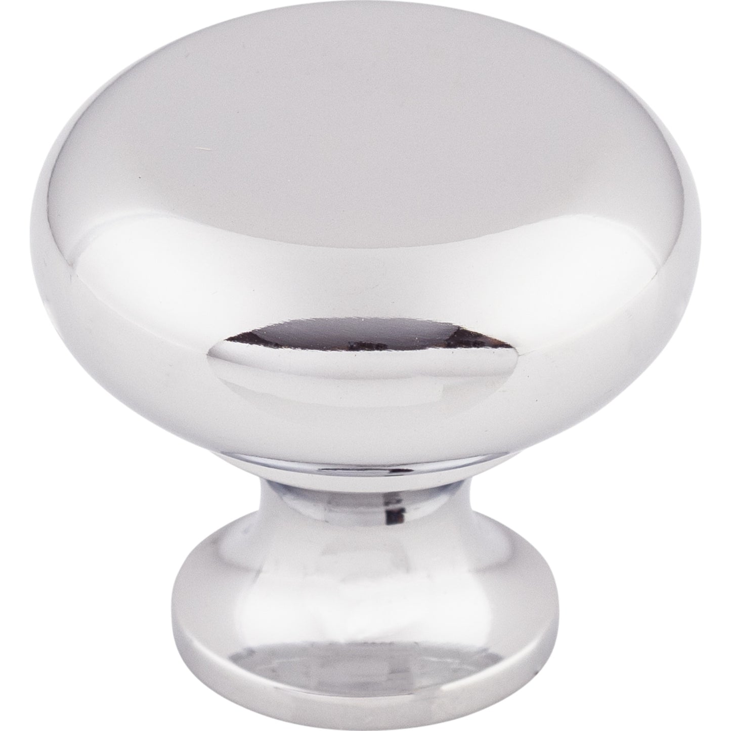 Top Knobs M270 Flat Faced Knob 1 1/4 Inch Polished Chrome