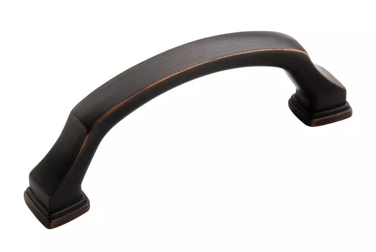 Amerock BP55343ORB Bronze Revitalize 3" Center-to-Center Cabinet Pull - Stylish Cabinet Hardware for Modern and Classic Designs