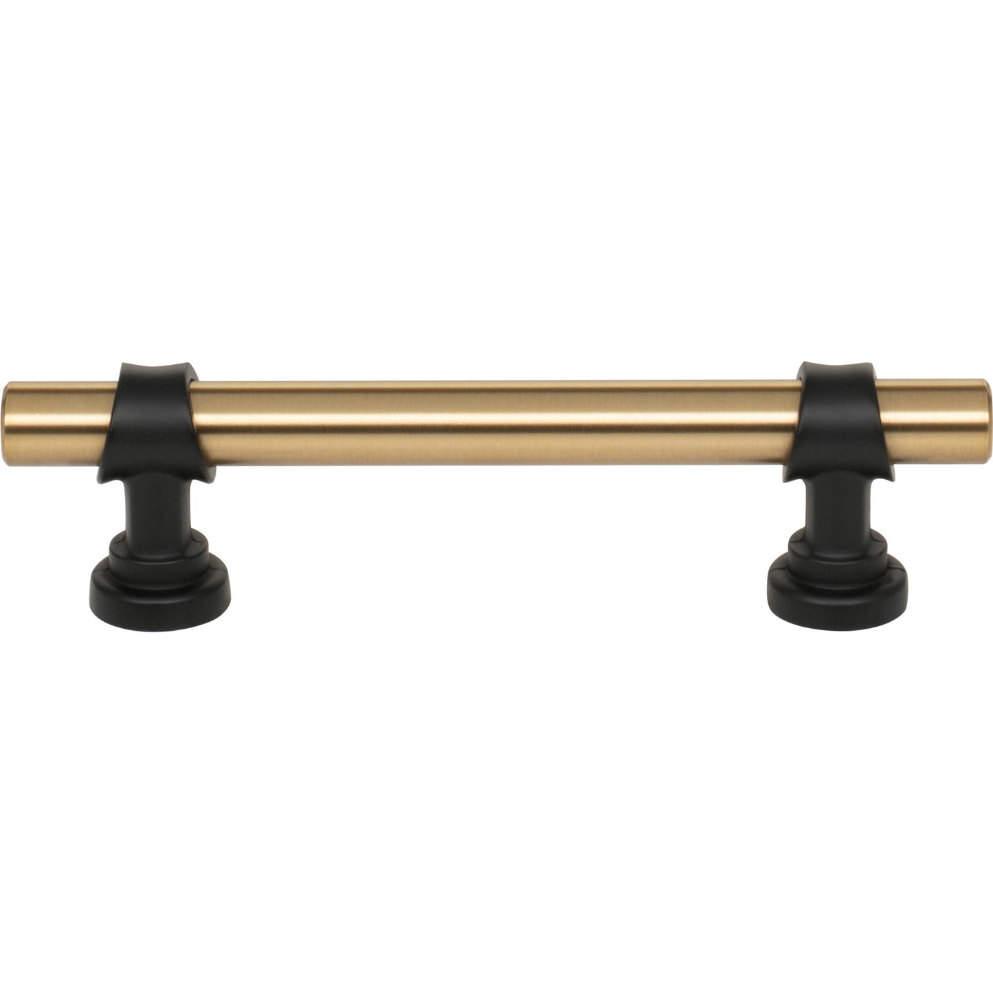 Top Knobs M2705 Bit Pull 3 3/4 Inch (c-c) Honey Bronze and Flat Black