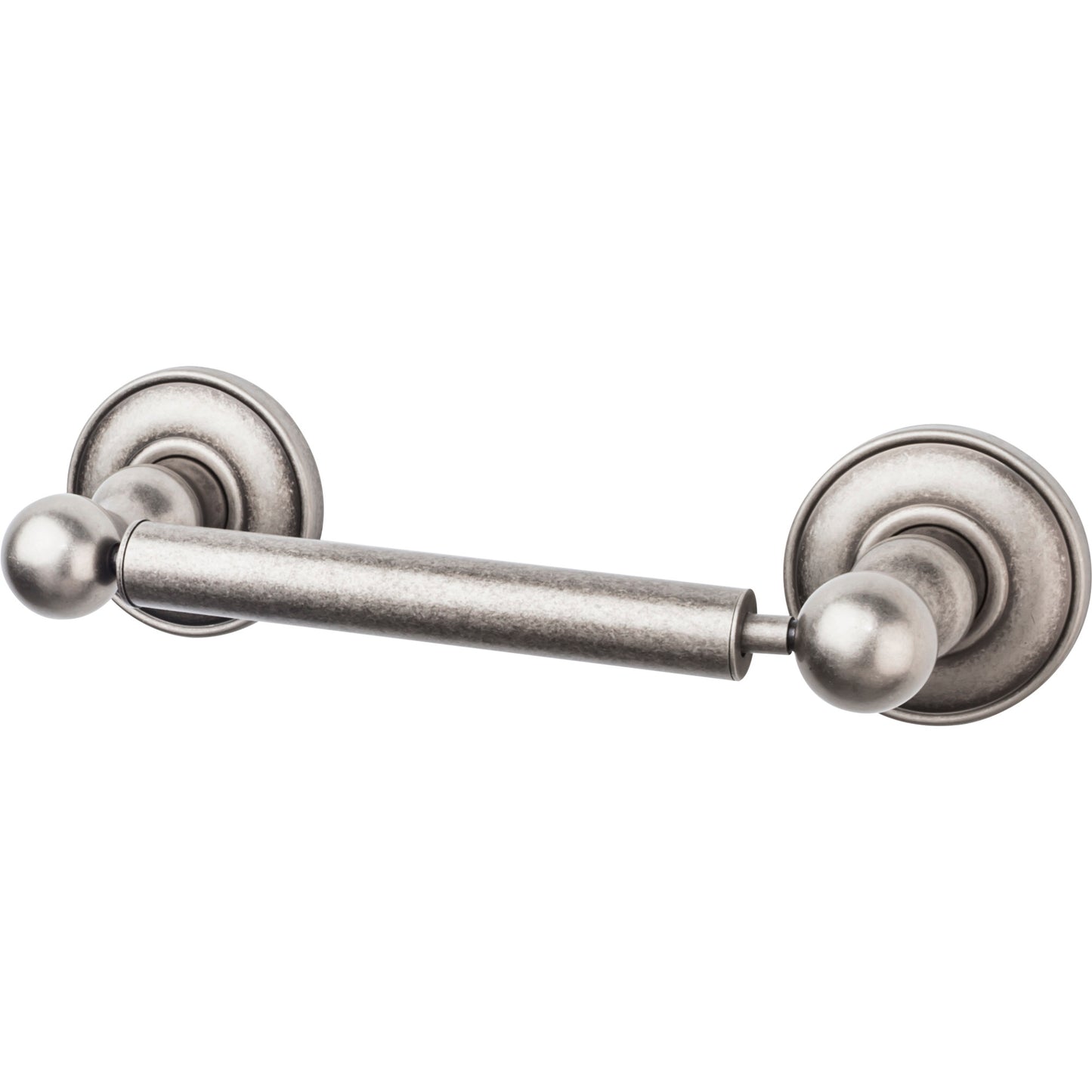 Top Knobs ED3APD Edwardian Bath Tissue Holder Plain Backplate Antique Pewter