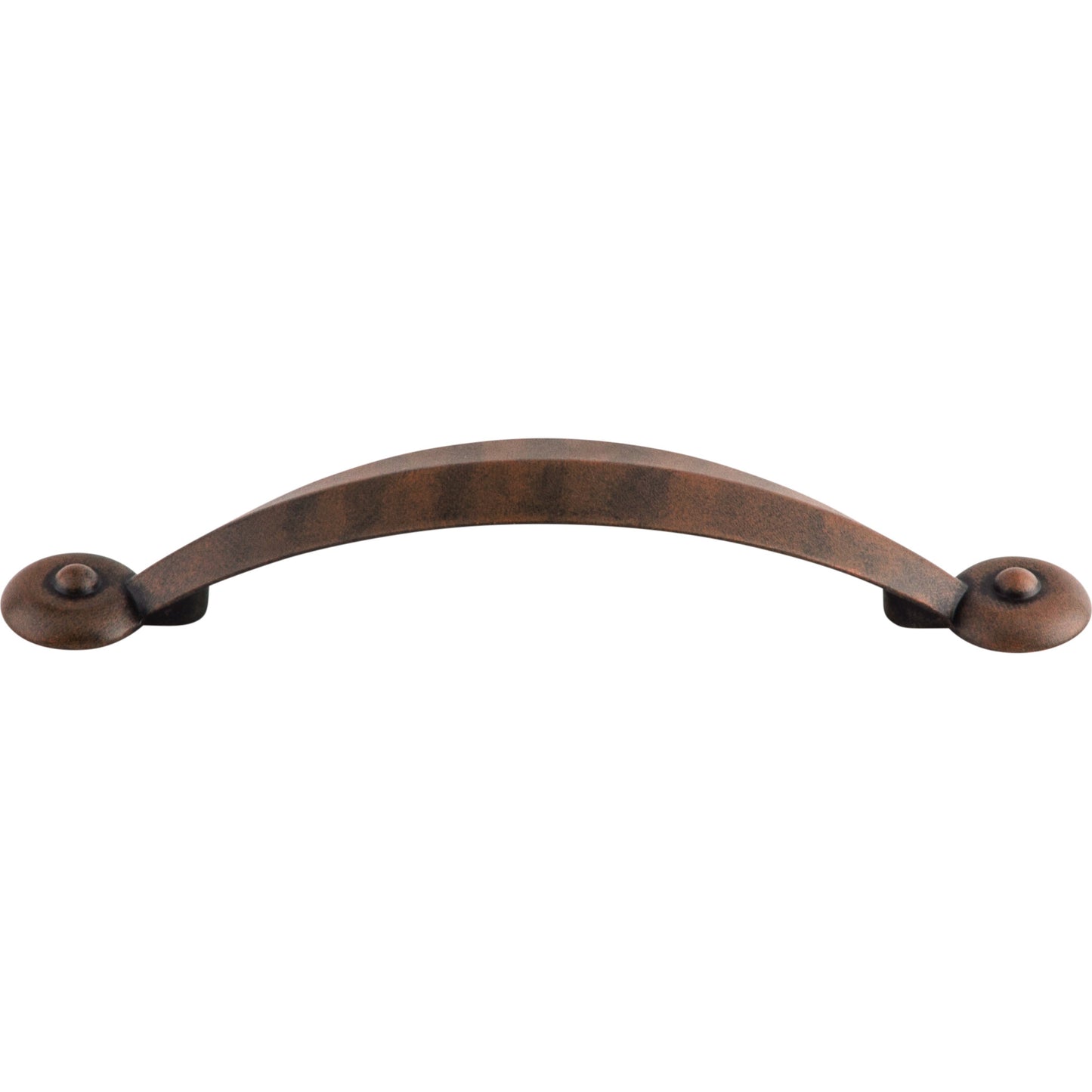 Top Knobs M1237 Angle Pull 3 3/4 Inch (c-c) Patina Rouge