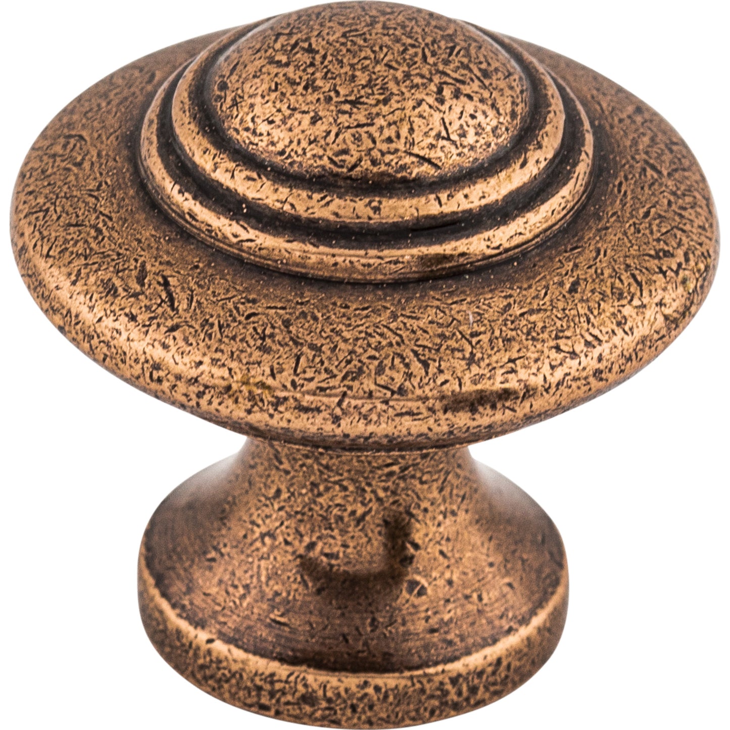 Top Knobs M15 Ascot Knob 1 1/4 Inch Old English Copper