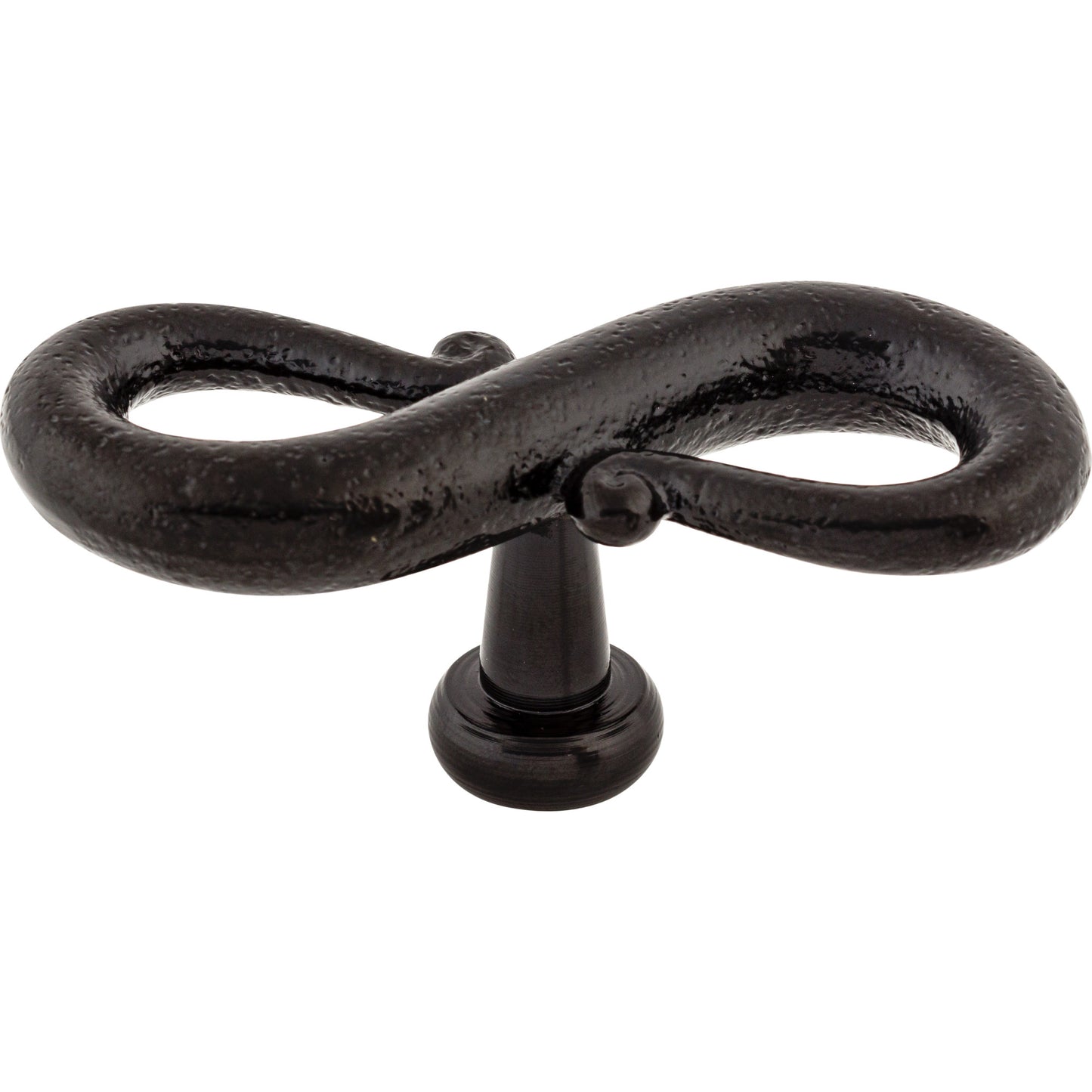 Top Knobs M632 S-Shaped Knob 3 1/4 Inch Patina Black