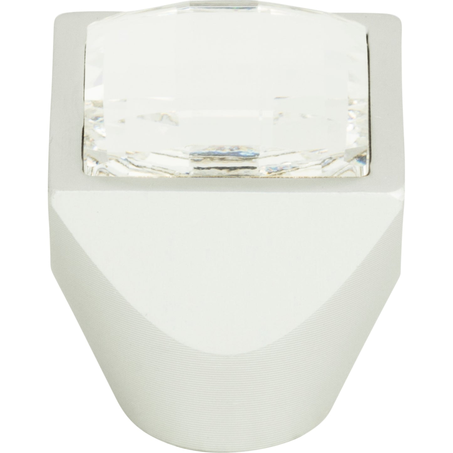 Atlas 3196 Crystal Large Square Knob 1 Inch