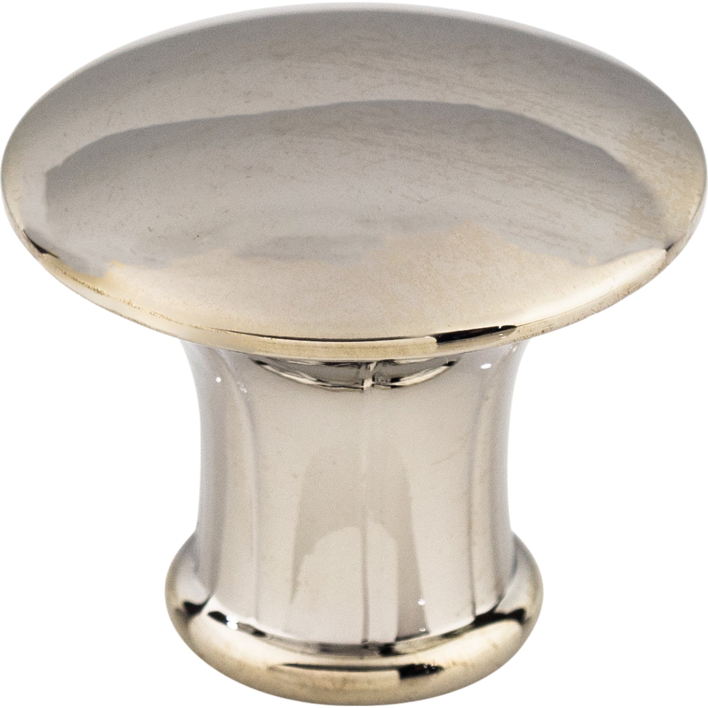 Top Knobs M1307 Lund Knob 1 1/4 Inch Polished Nickel