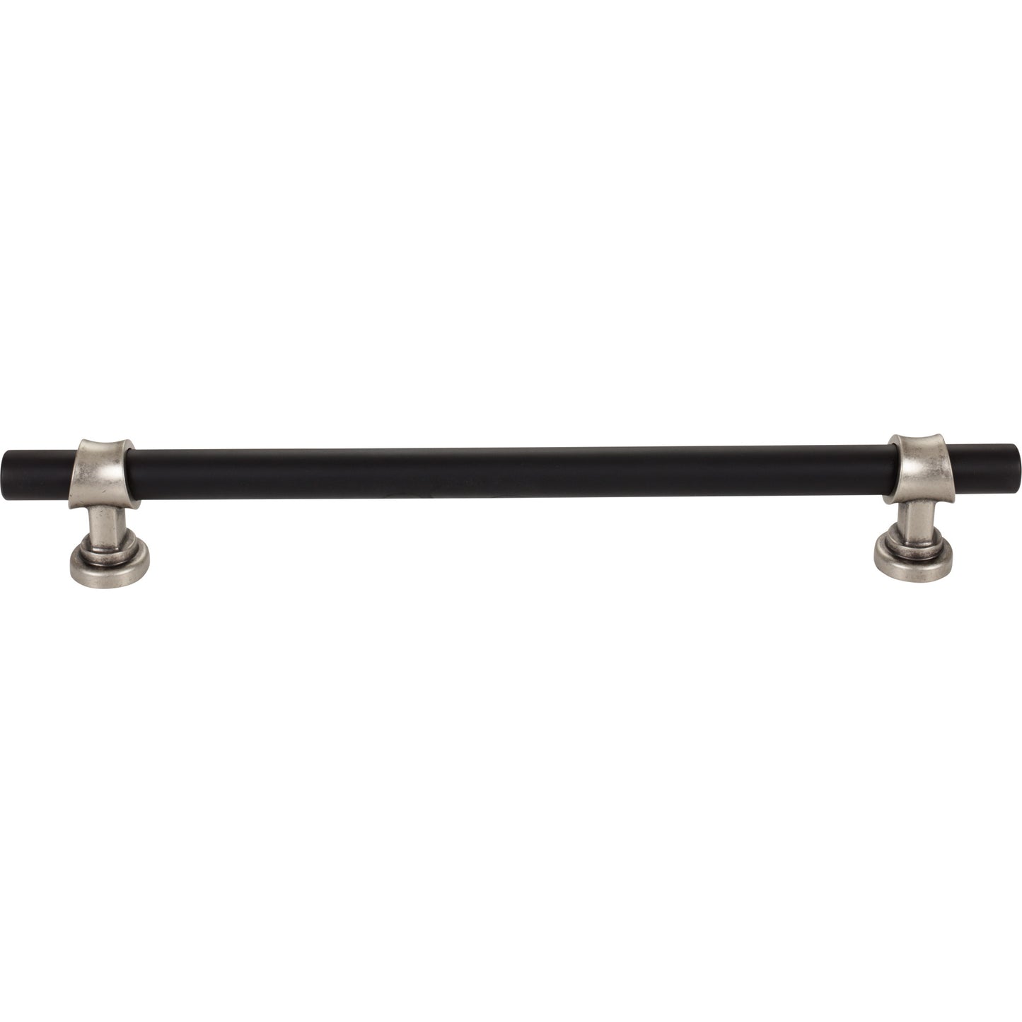 Top Knobs M2790 Bit Appliance Pull 18 Inch (c-c) Flat Black and Pewter Antique