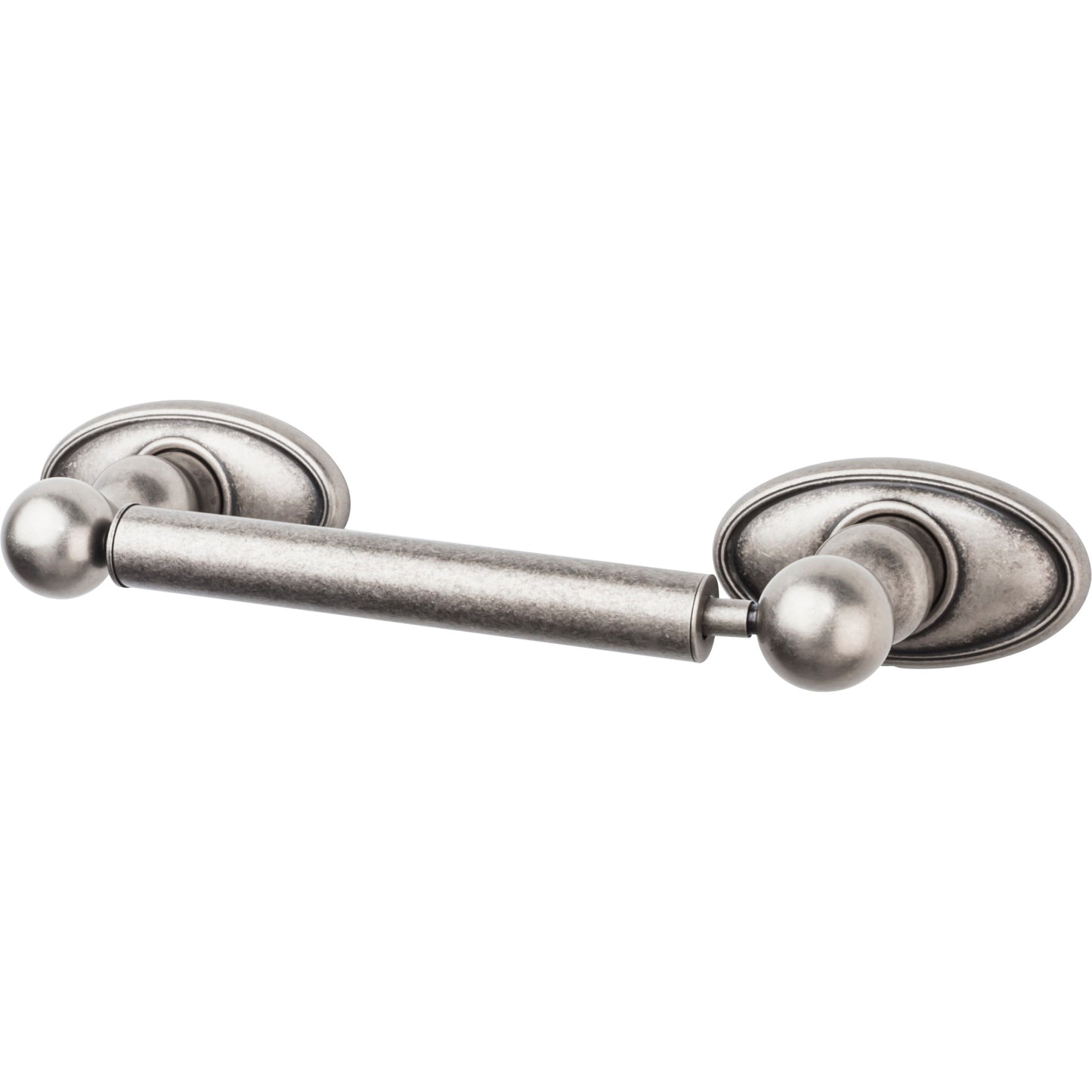 Top Knobs ED3APC Edwardian Bath Tissue Holder Oval Backplate Antique Pewter