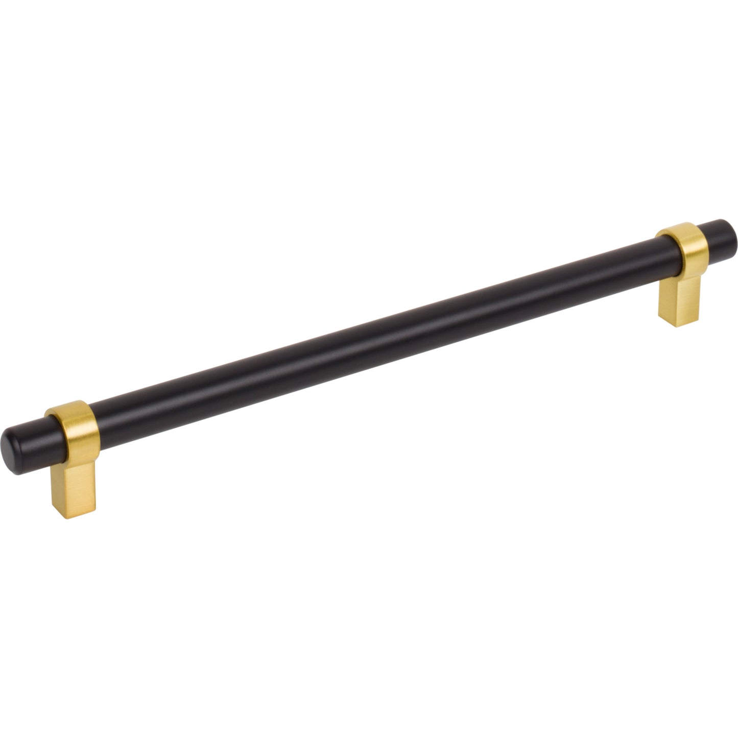 Elements 5224 Key Grande 224 mm Center-to-Center Matte Black with Brushed Gold Key Grande Cabinet Bar Pull