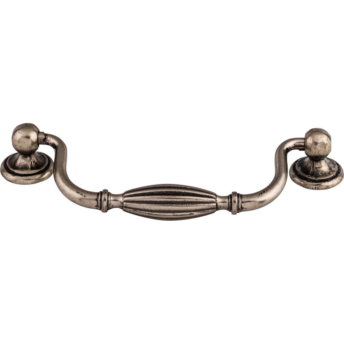 Top Knobs M133 Tuscany Drop Pull 5 1/16 Inch (c-c) Pewter Antique