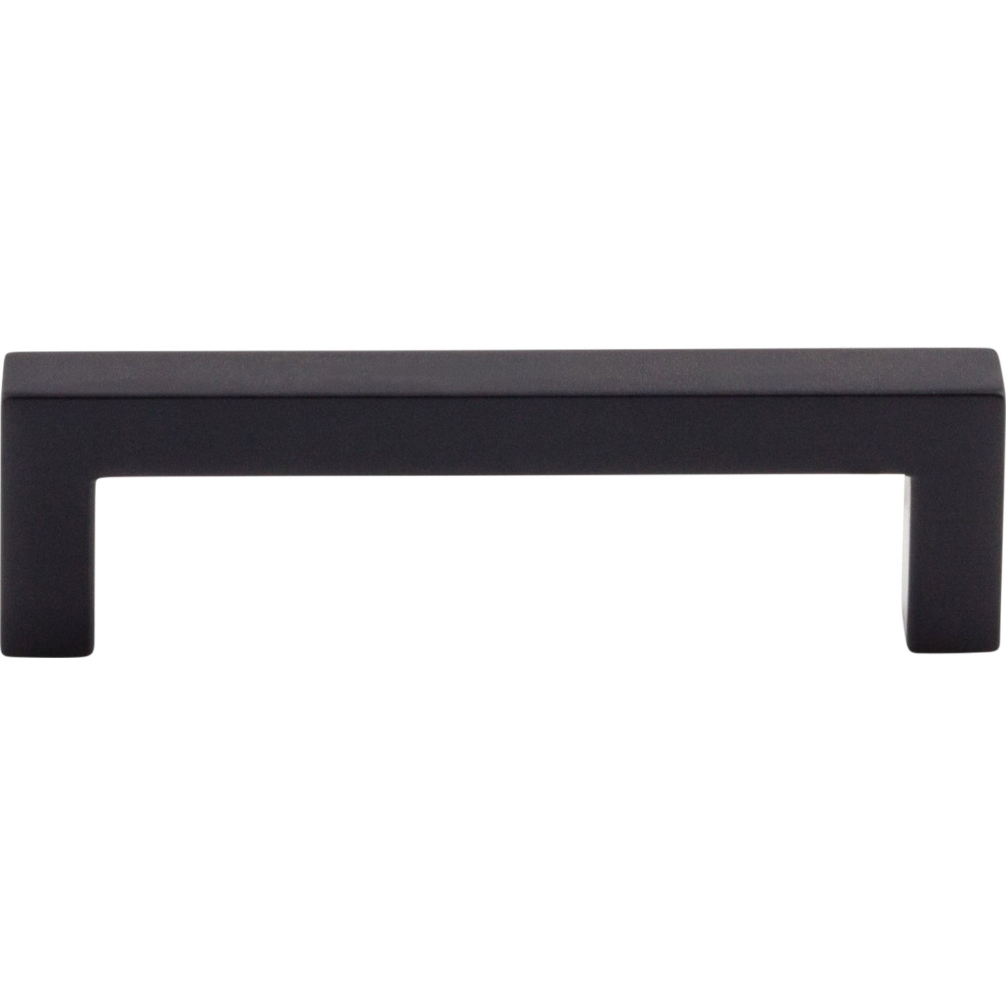 Top Knobs M1162 Square Bar Pull 3 3/4 Inch (c-c) Flat Black