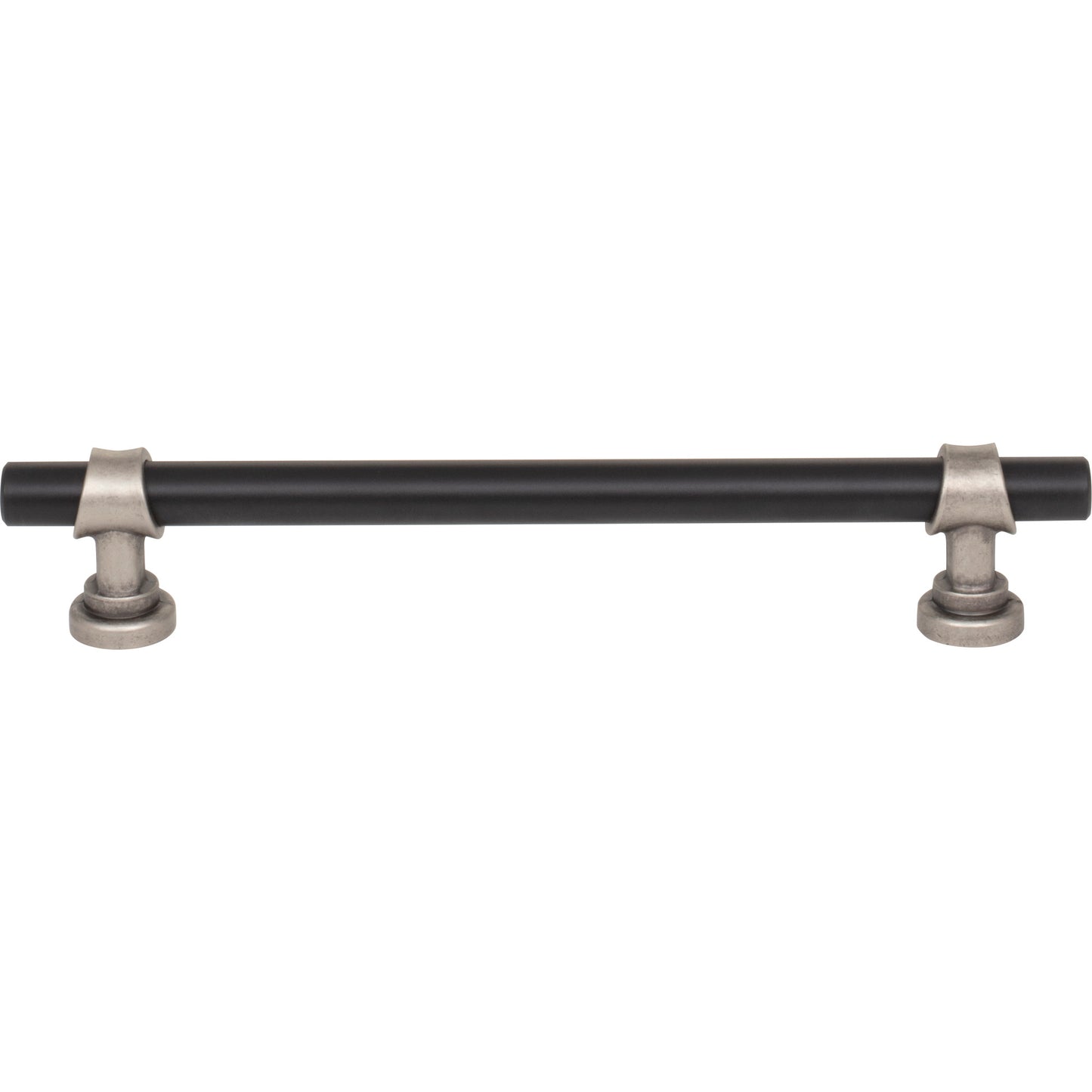 Top Knobs M2730 Bit Pull 6 5/16 Inch (c-c) Flat Black and Pewter Antique