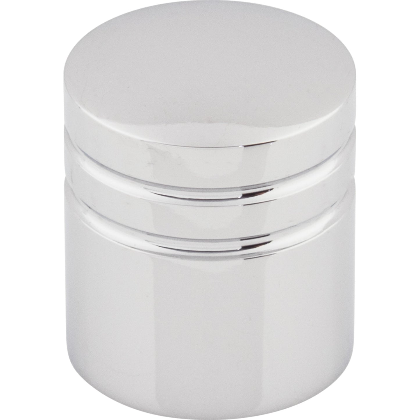 Top Knobs M583 Stacked Knob 1 Inch Polished Chrome