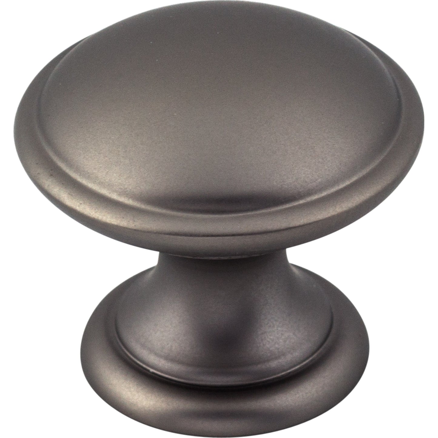 Top Knobs M2170 Rounded Knob 1 1/4 Inch Ash Gray