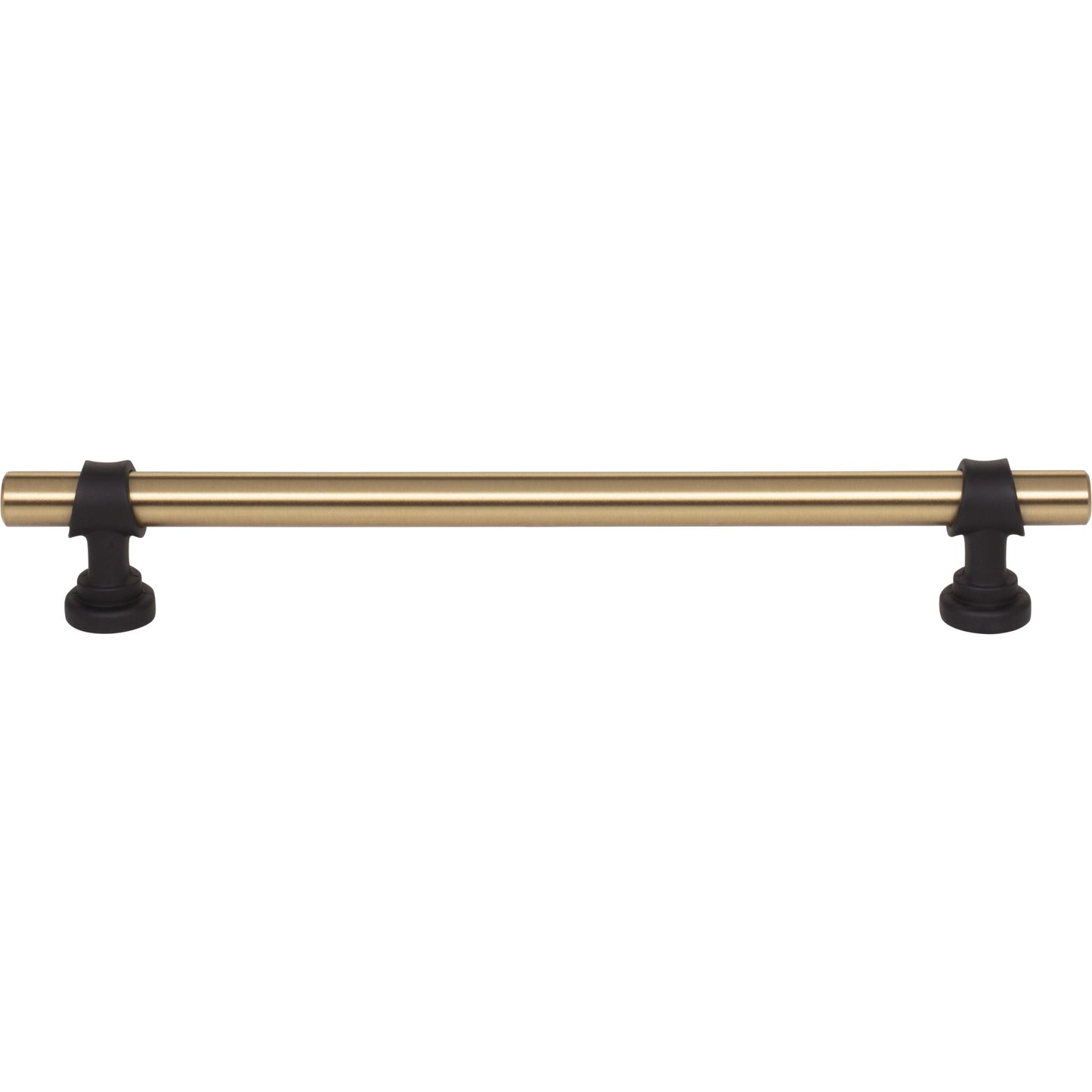 Top Knobs M2741 Bit Pull 7 9/16 Inch (c-c) Honey Bronze and Flat Black