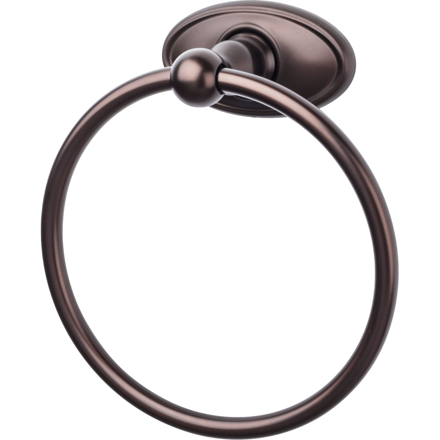 Top Knobs ED5ORBC Edwardian Bath Ring Oval Backplate Oil Rubbed Bronze