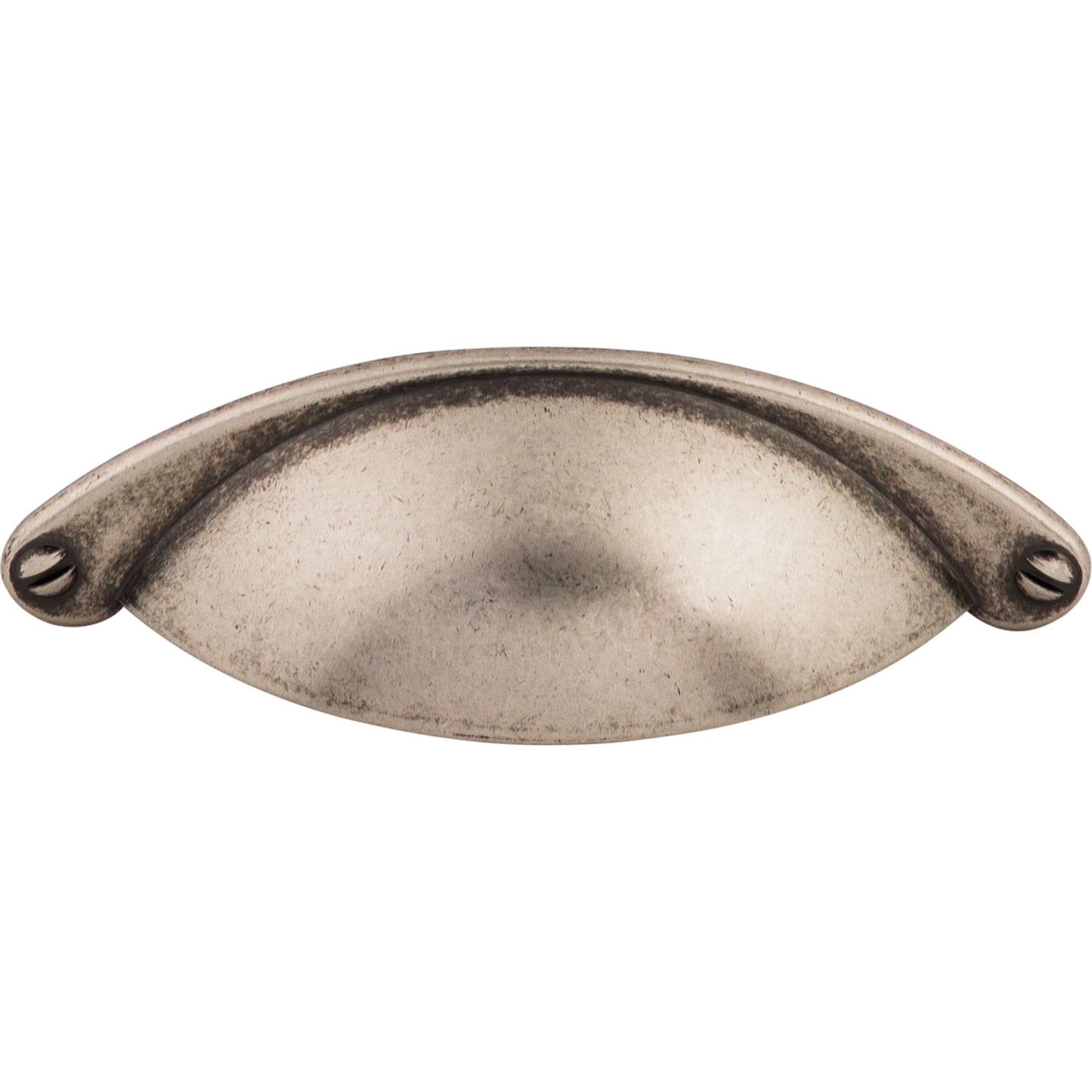 Top Knobs M409 Arendal Cup Pull 2 1/2 Inch (c-c) Pewter Antique