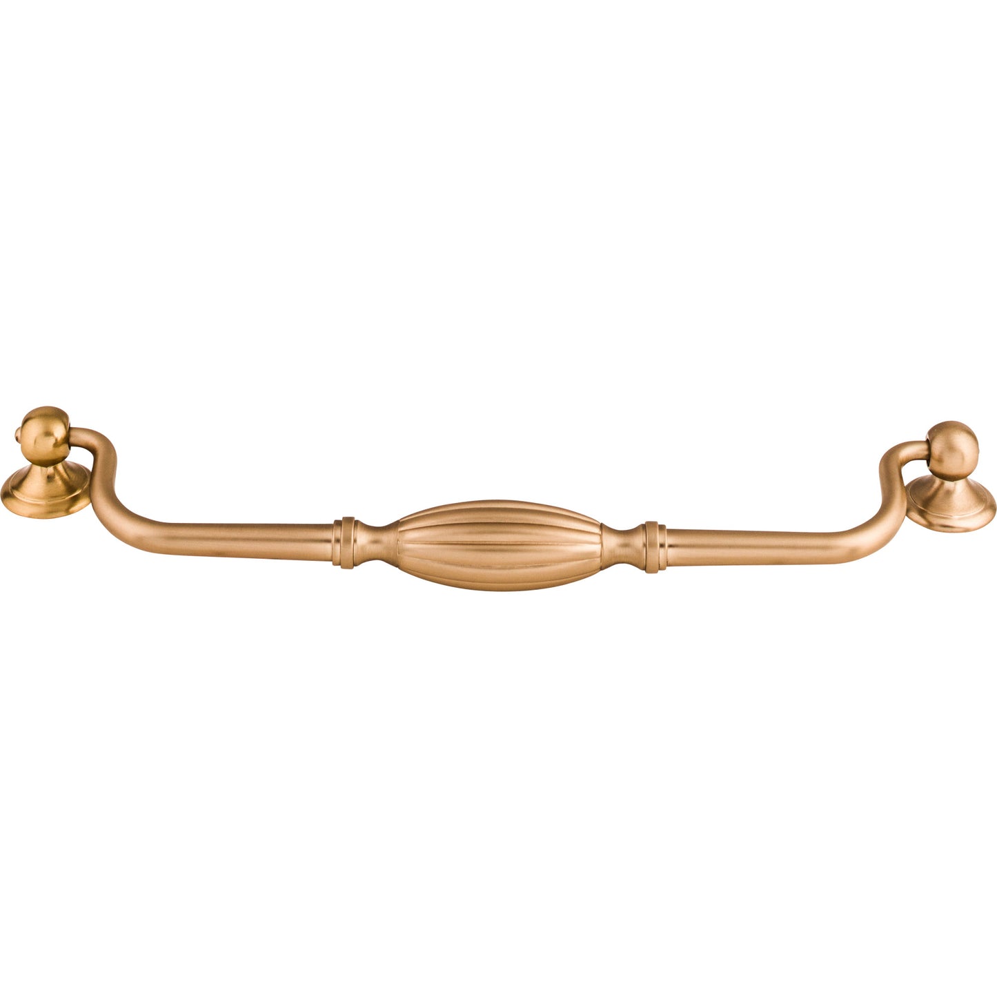 Top Knobs M1626 Tuscany Drop Pull 8 13/16 Inch (c-c) Brushed Bronze