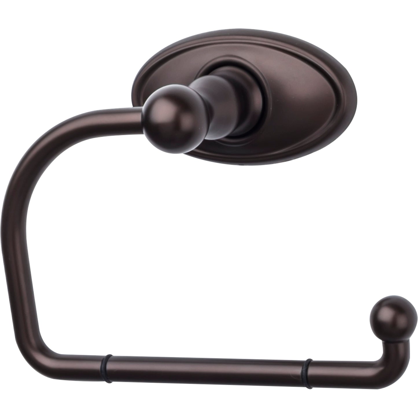 Top Knobs ED4ORBC Edwardian Bath Tissue Hook Oval Backplate Oil Rubbed Bronze