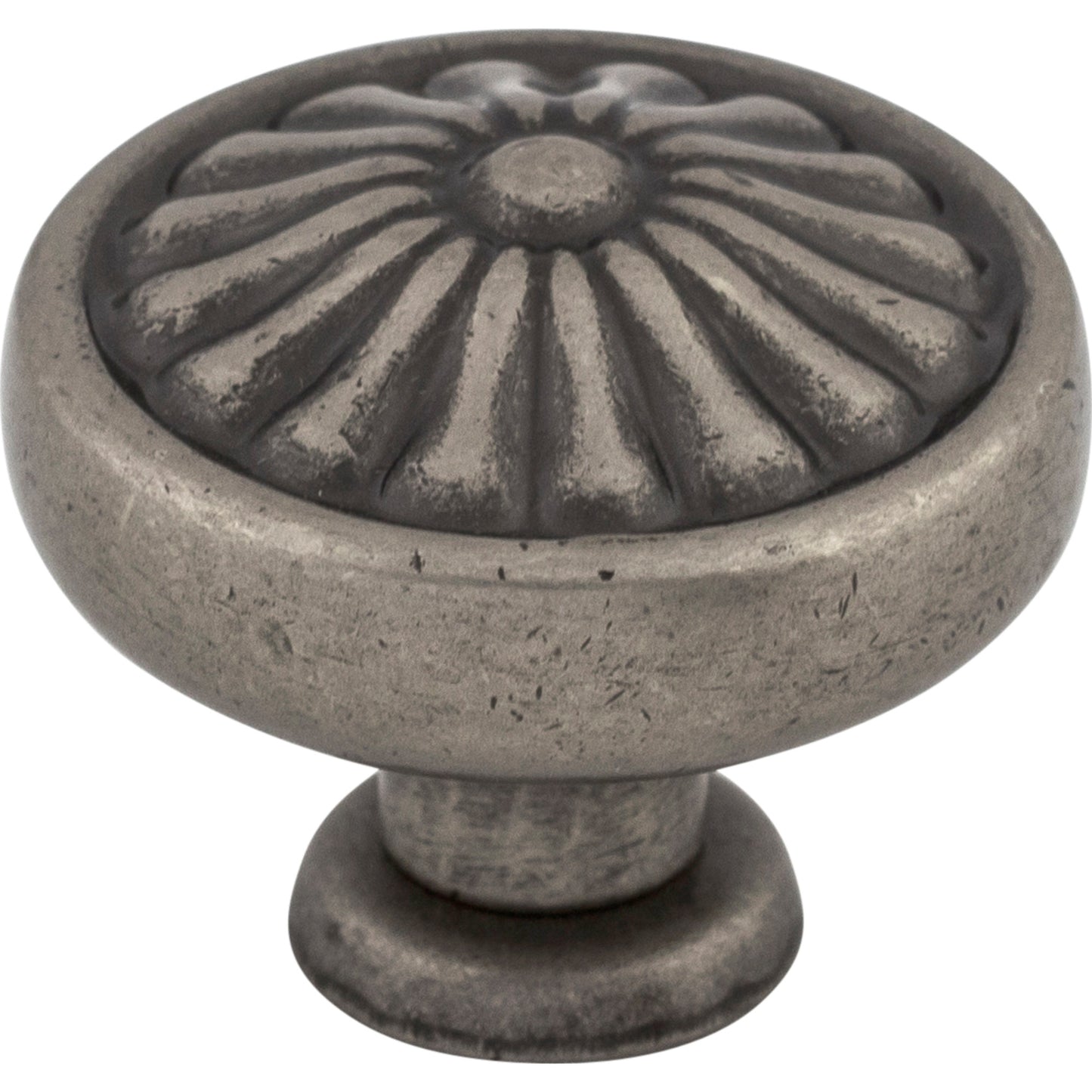 Top Knobs M1598 Flower Knob 1 1/4 Inch Pewter Antique