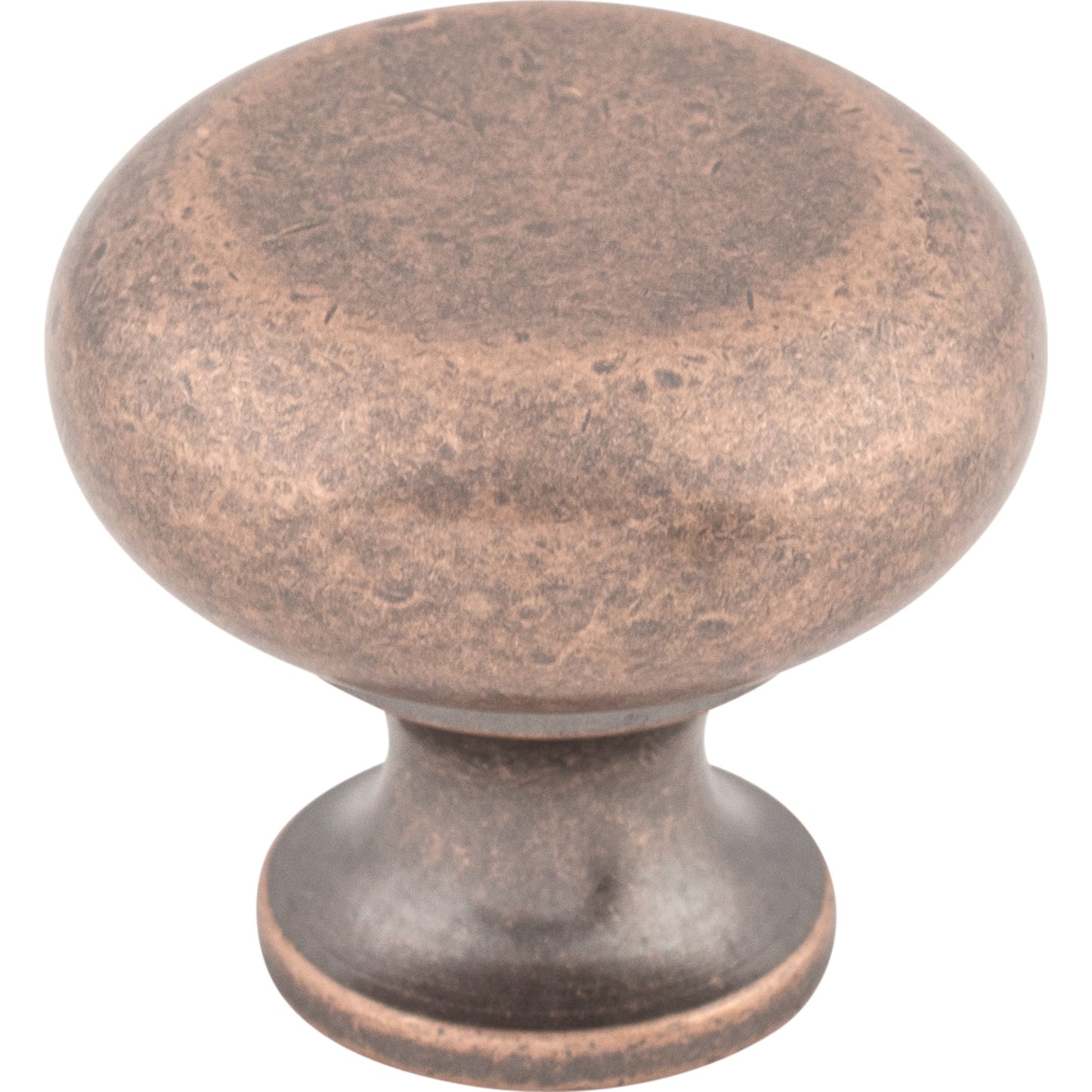 Top Knobs M278 Flat Faced Knob 1 1/4 Inch Antique Copper